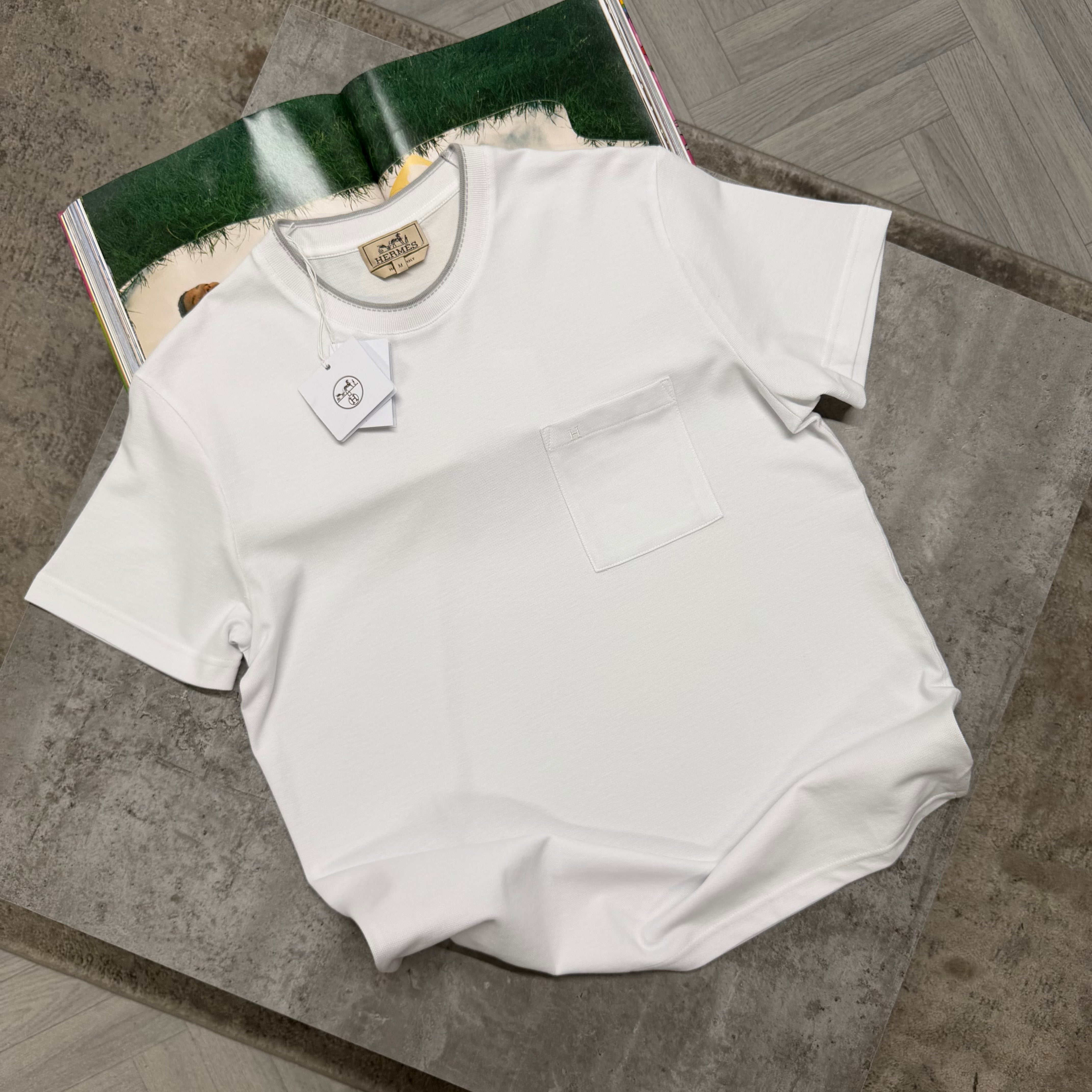 H PIQURES T SHIRT - WHITE