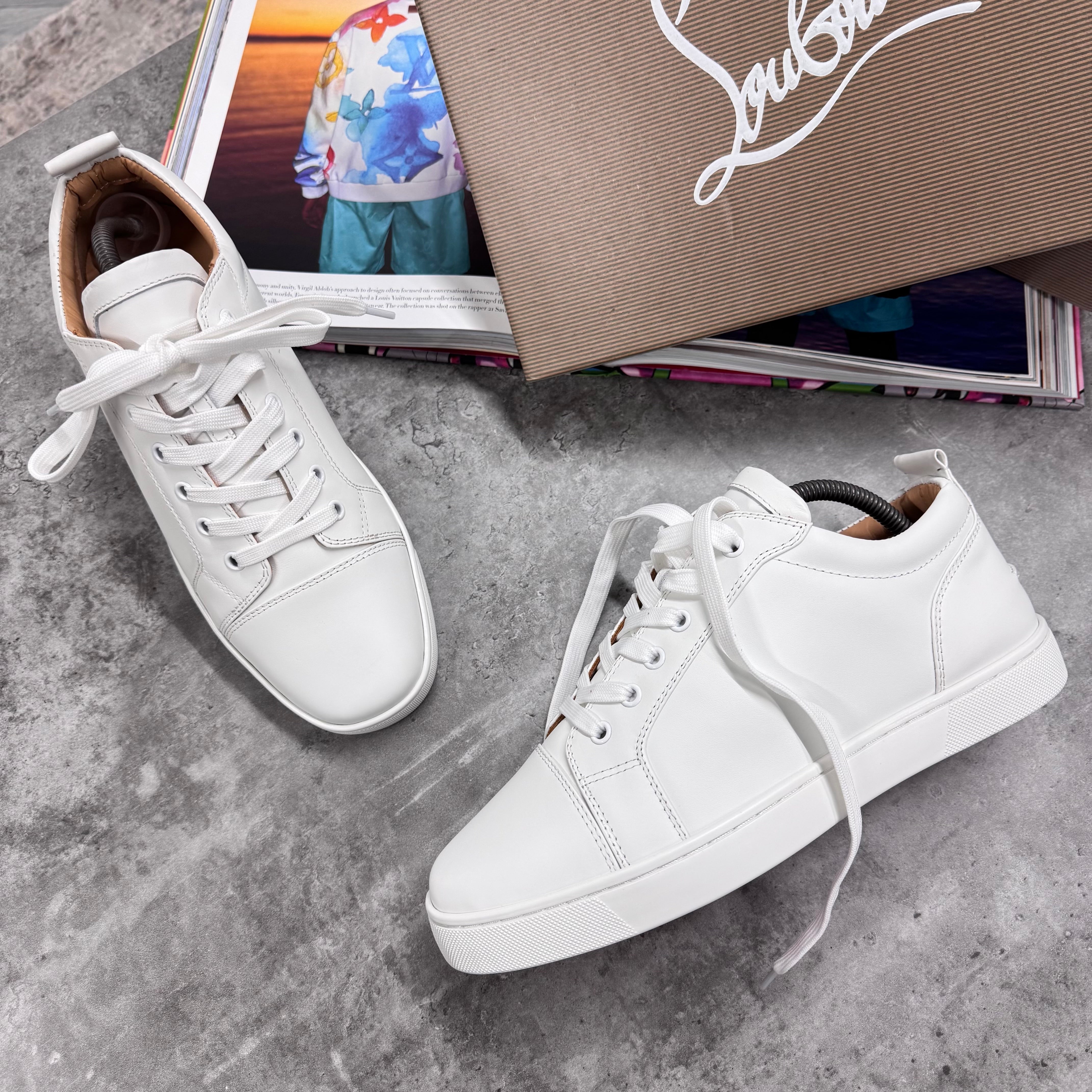 LOUB TRAINERS - WHITE (PRE ORDER)