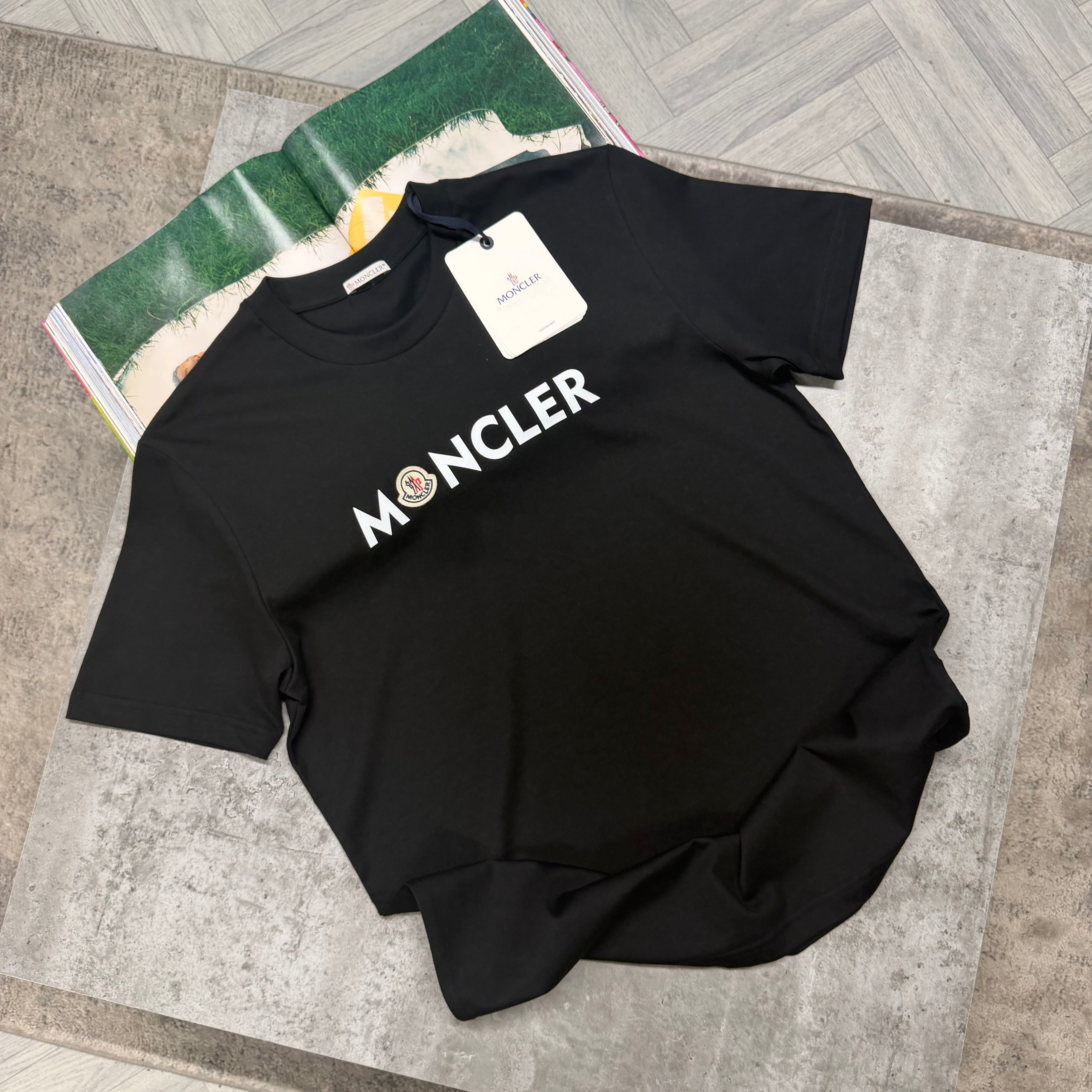 MNCLR LOGO T SHIRT - BLACK