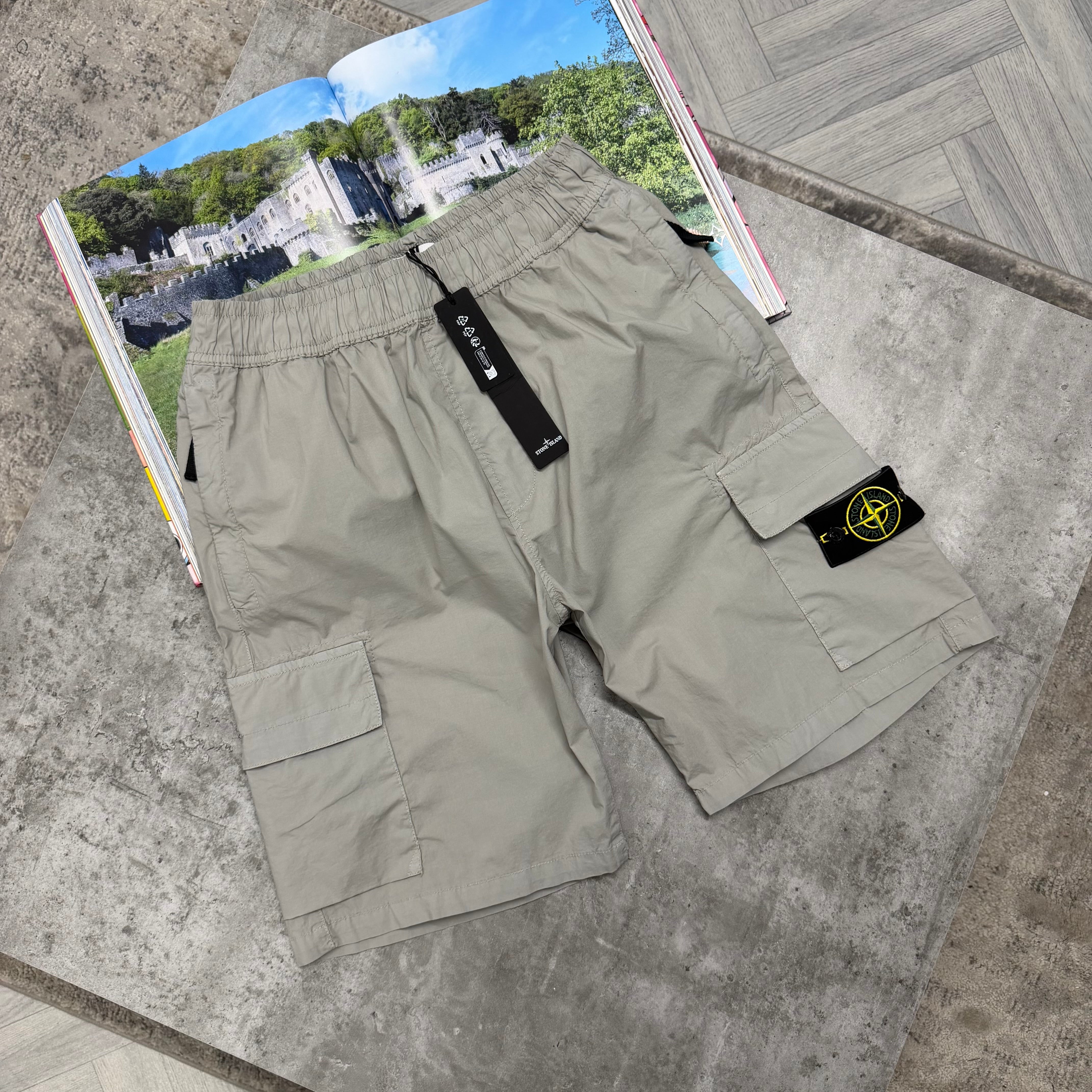 SI CARGO SHORTS - LIGHT GREY