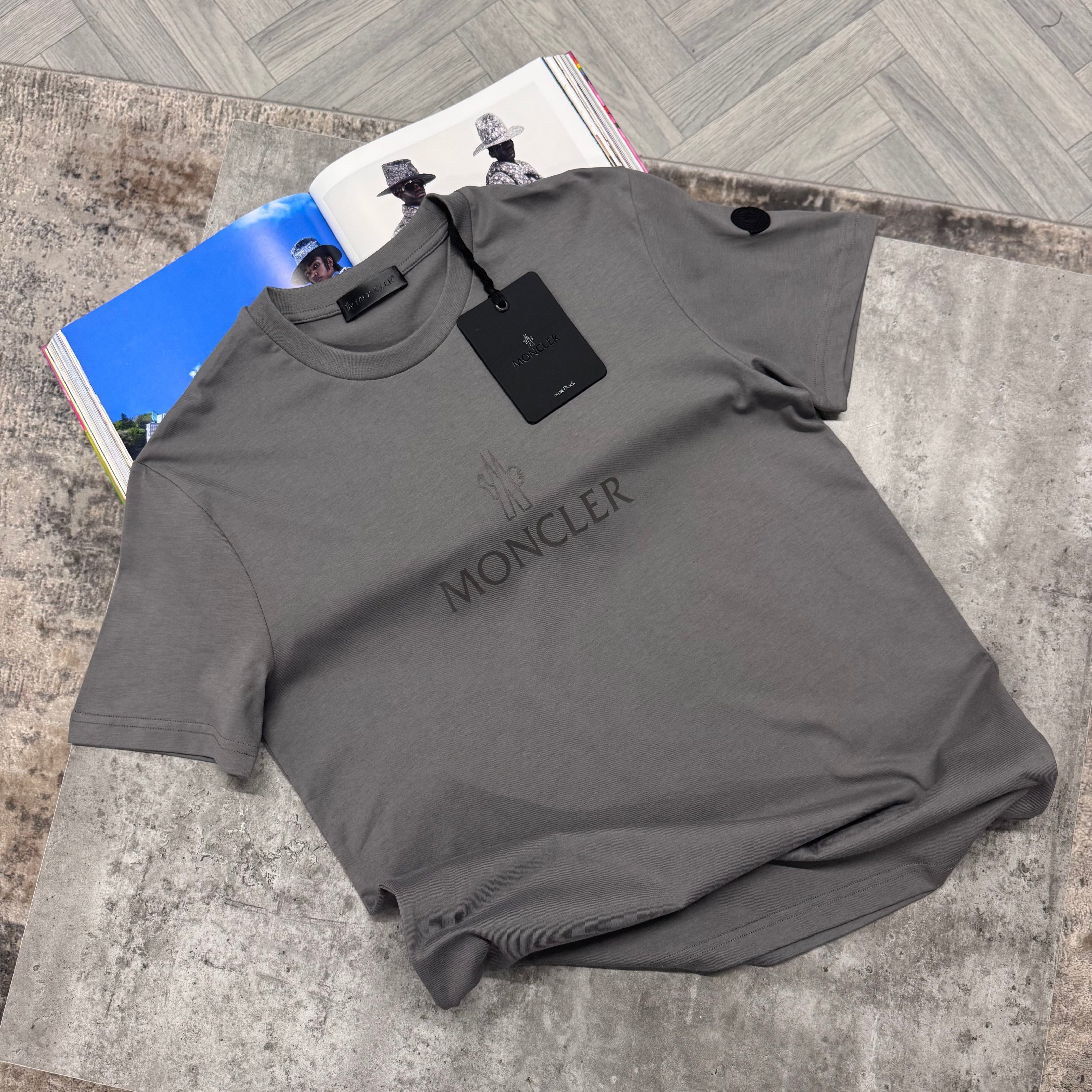 MNCLR REFLECTIVE T SHIRT - CHARCOAL