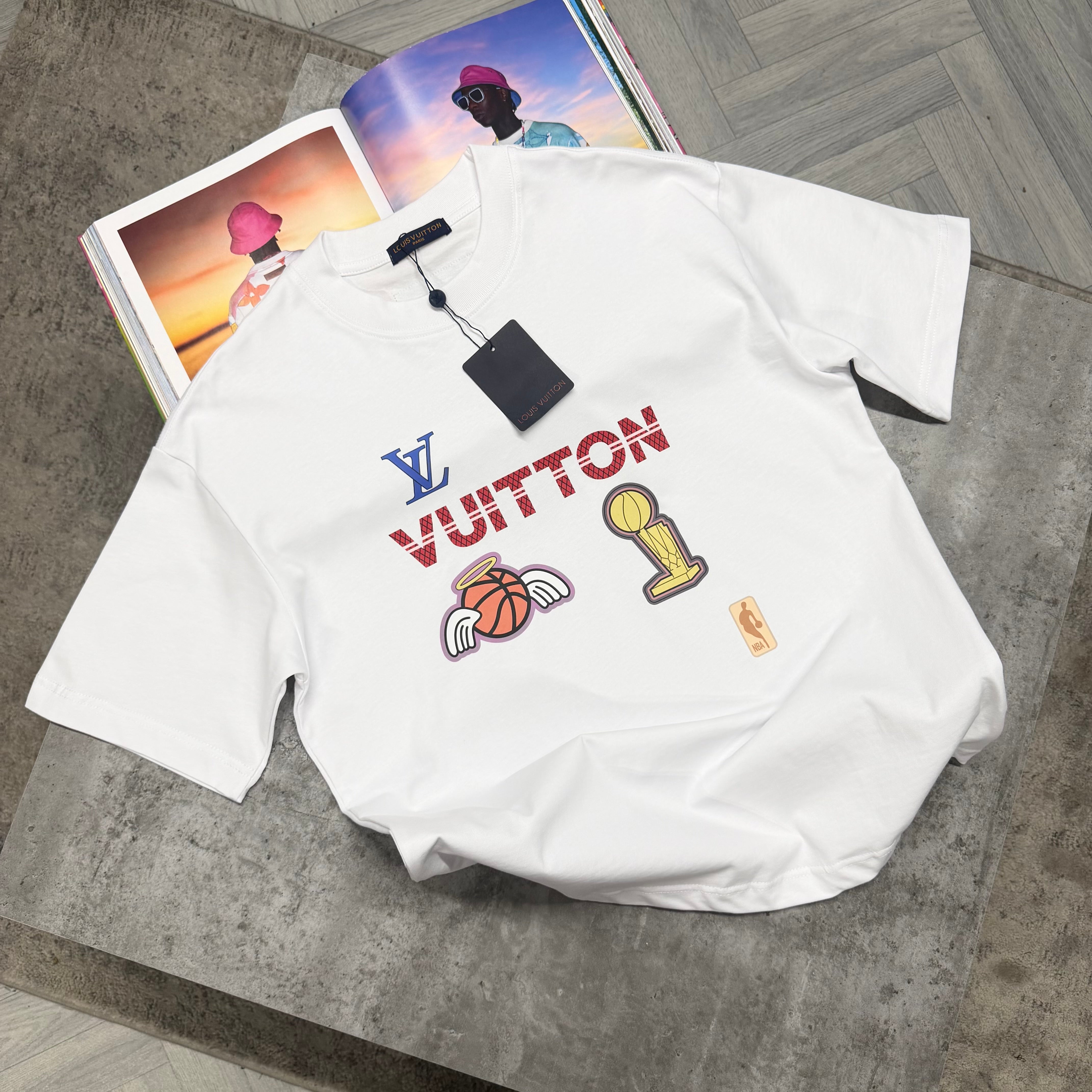 LVE NBA T SHIRT - WHITE