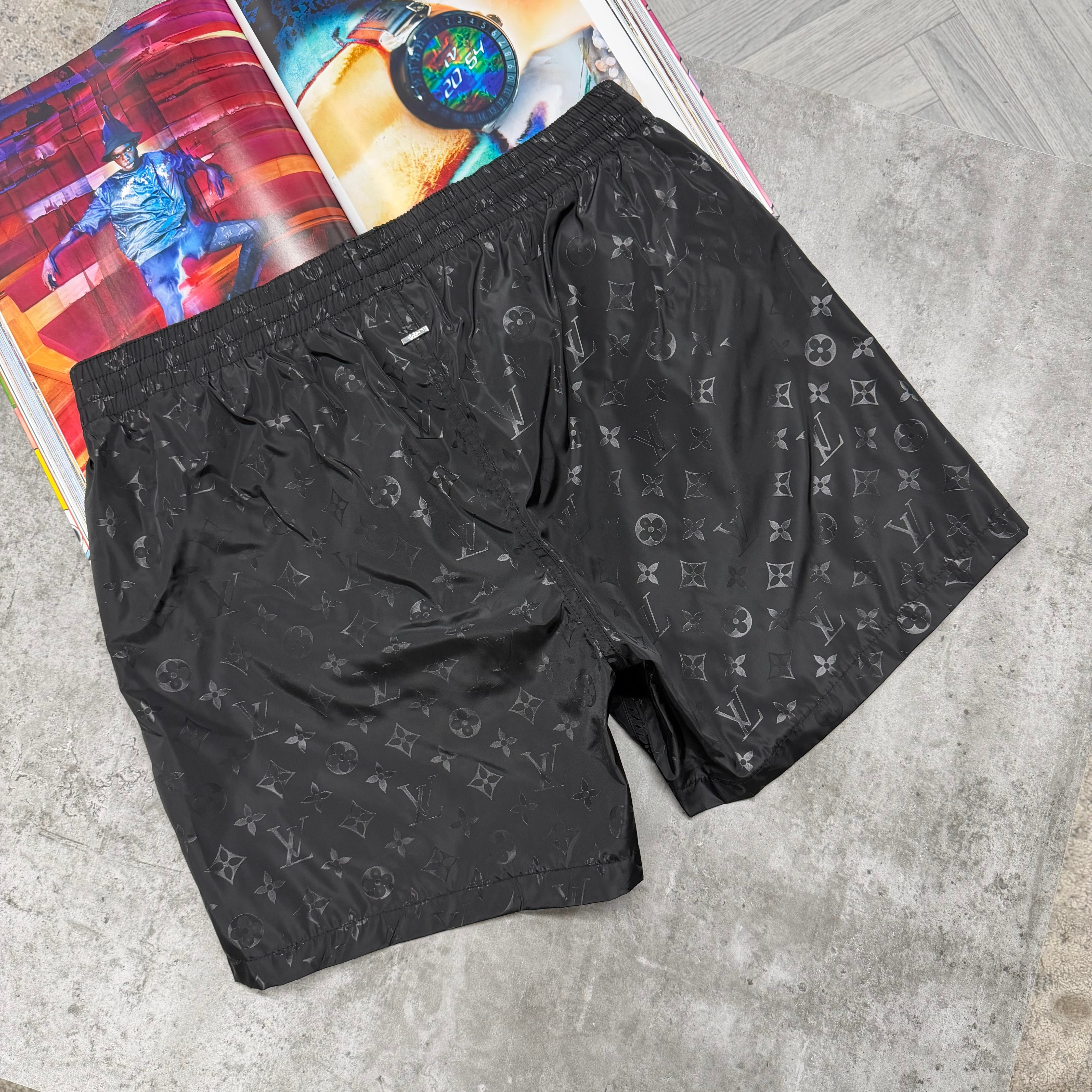 LVE MONOGRAM SWIMS - BLACK