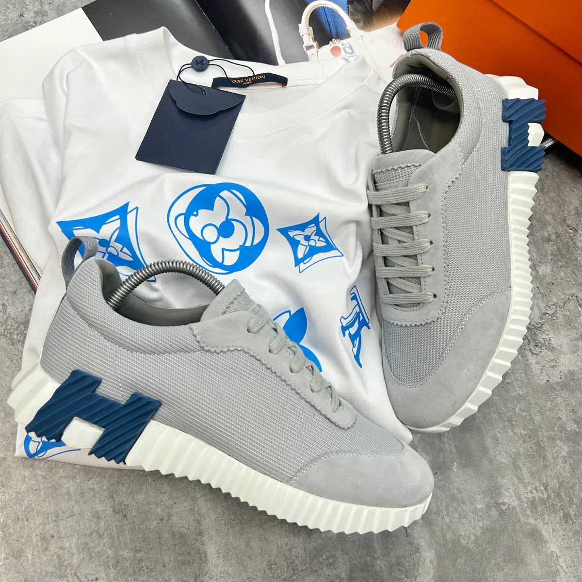 (PRE ORDER) H TRAINERS - GREY
