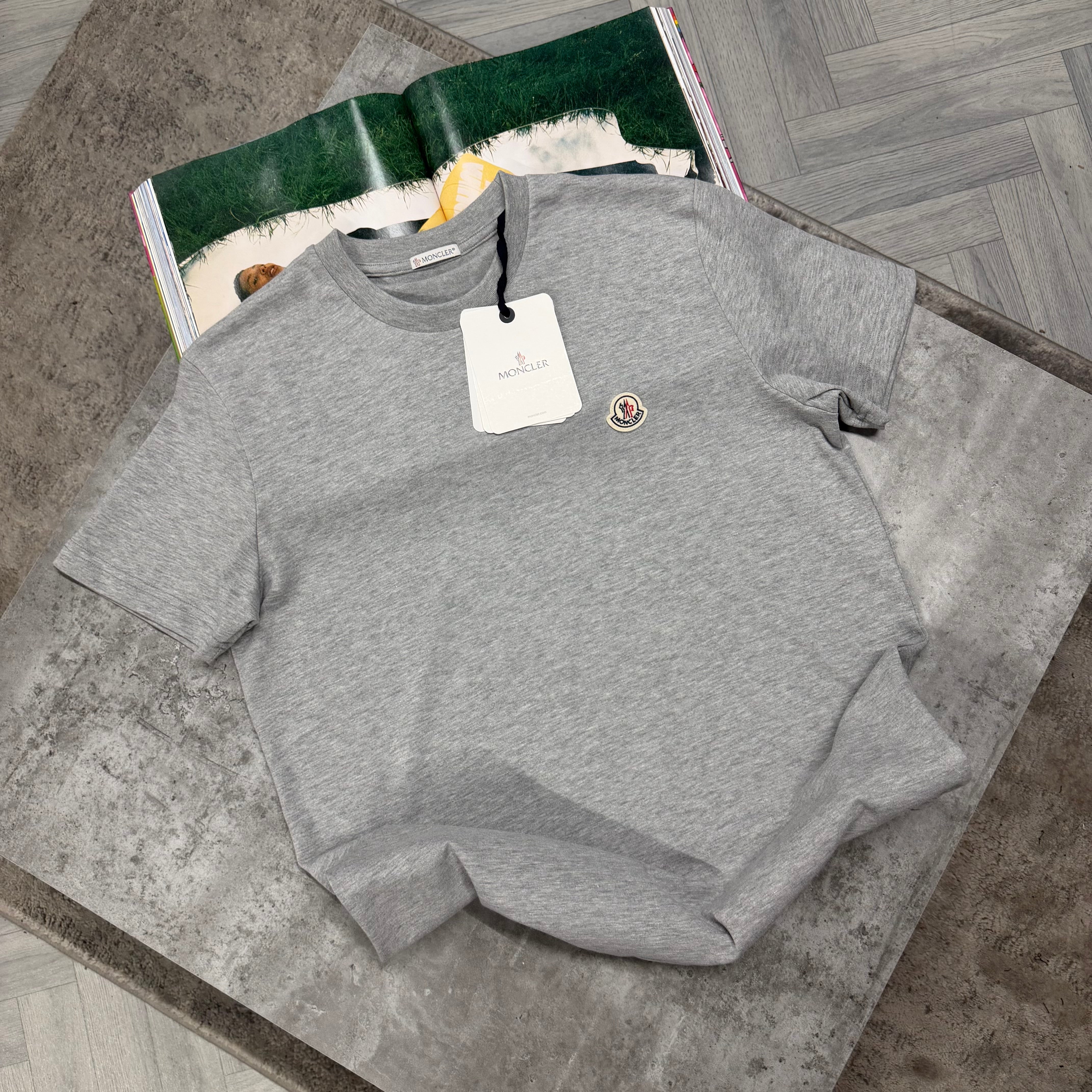 MNCLR LOGO T SHIRT - GREY