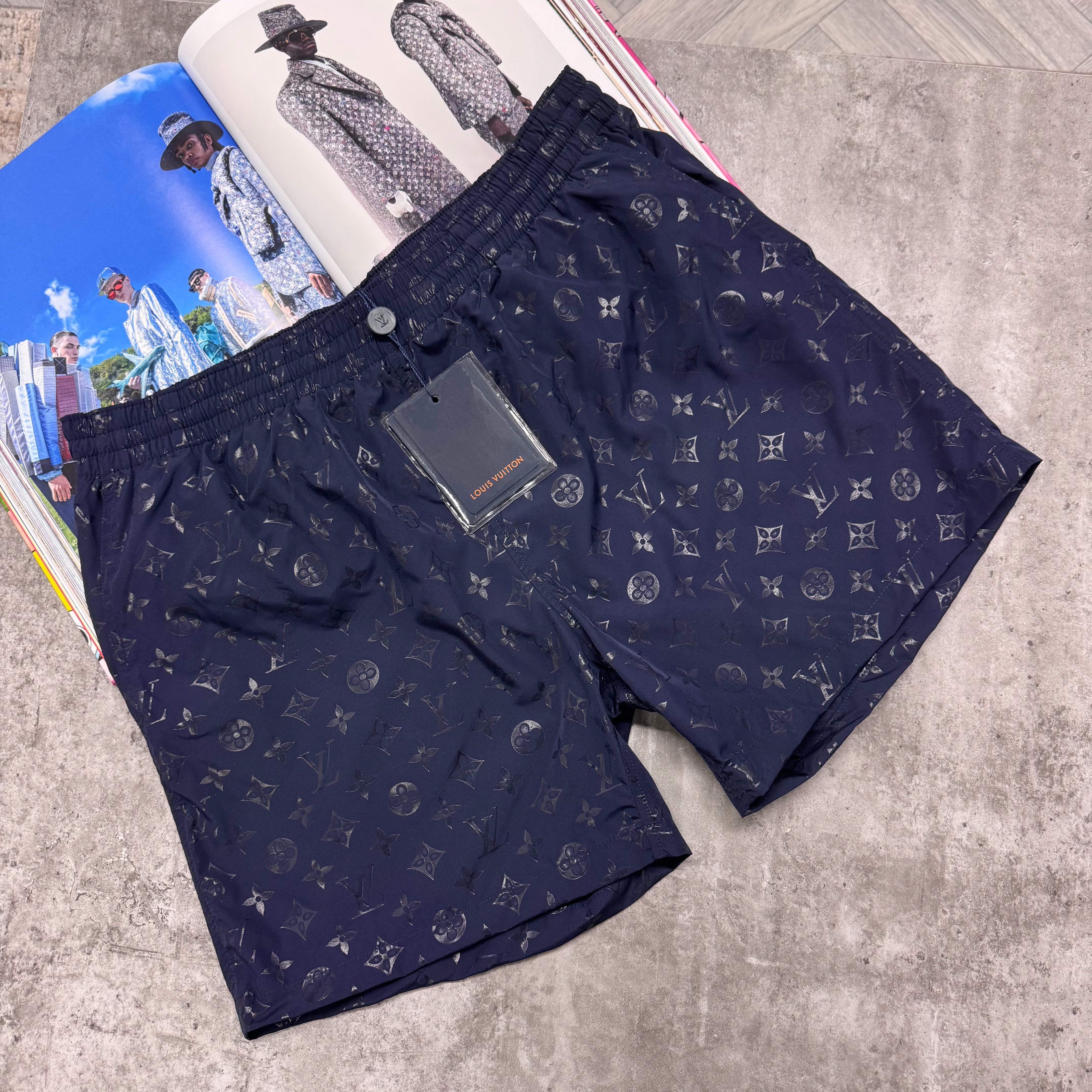 LVE MONOGRAM SWIMS - NAVY