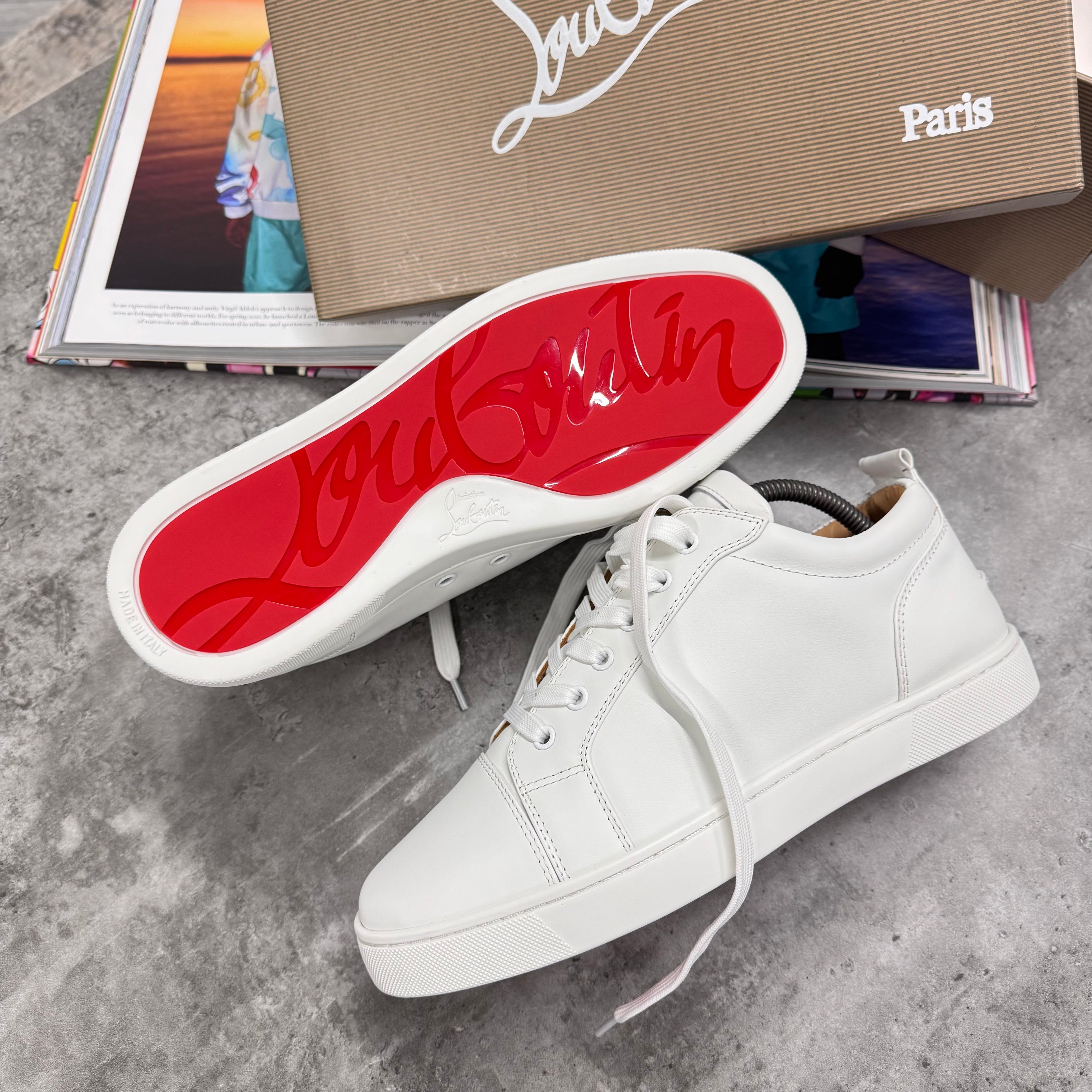 LOUB TRAINERS - WHITE (PRE ORDER)