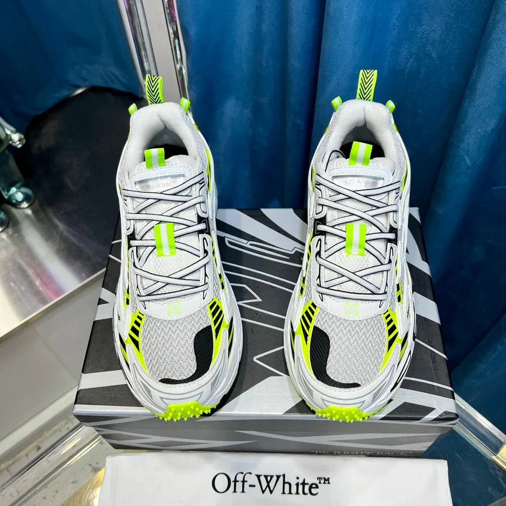 (PRE ORDER) OW TRAINER - WHITE / NEON
