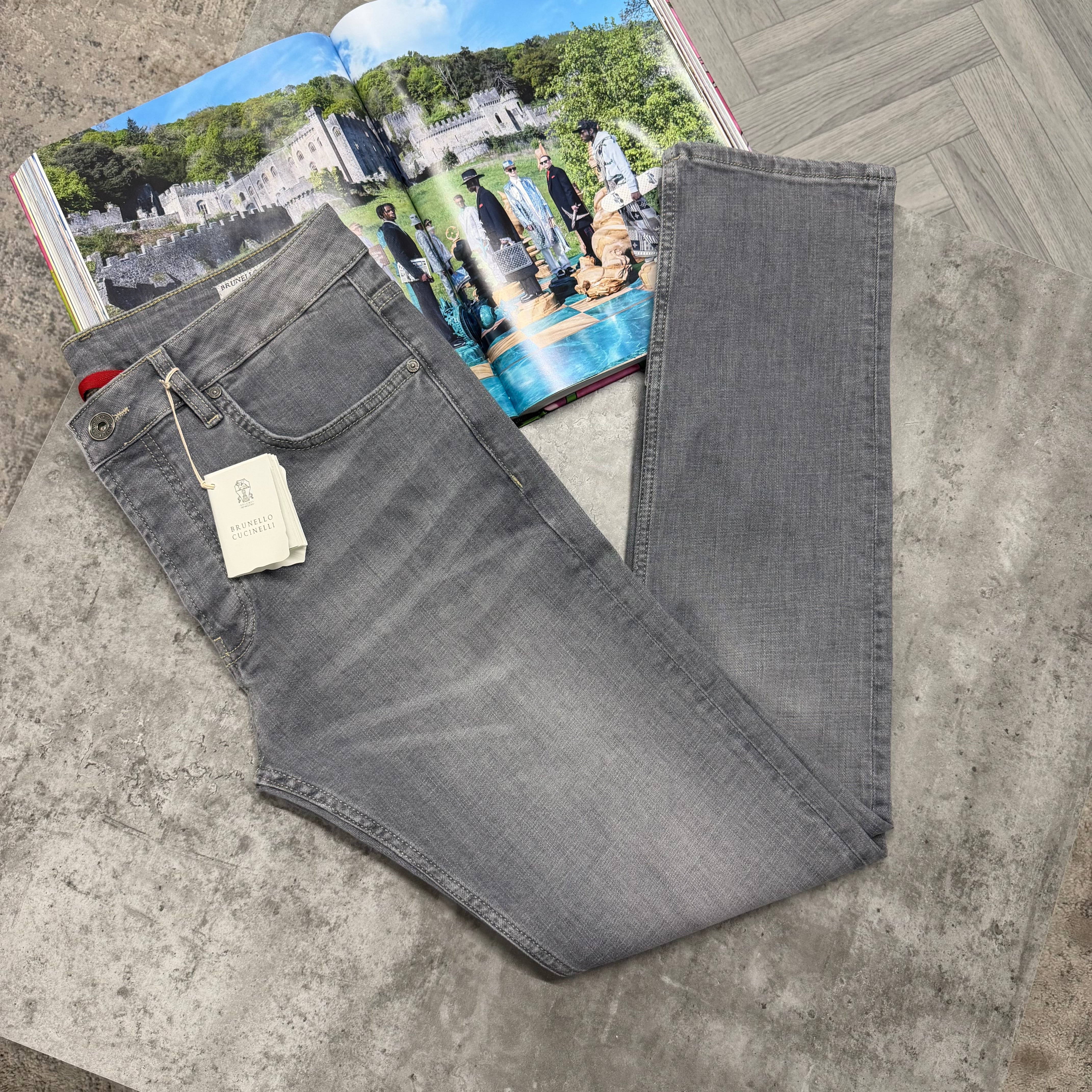 BRUNELLO JEANS - GREY