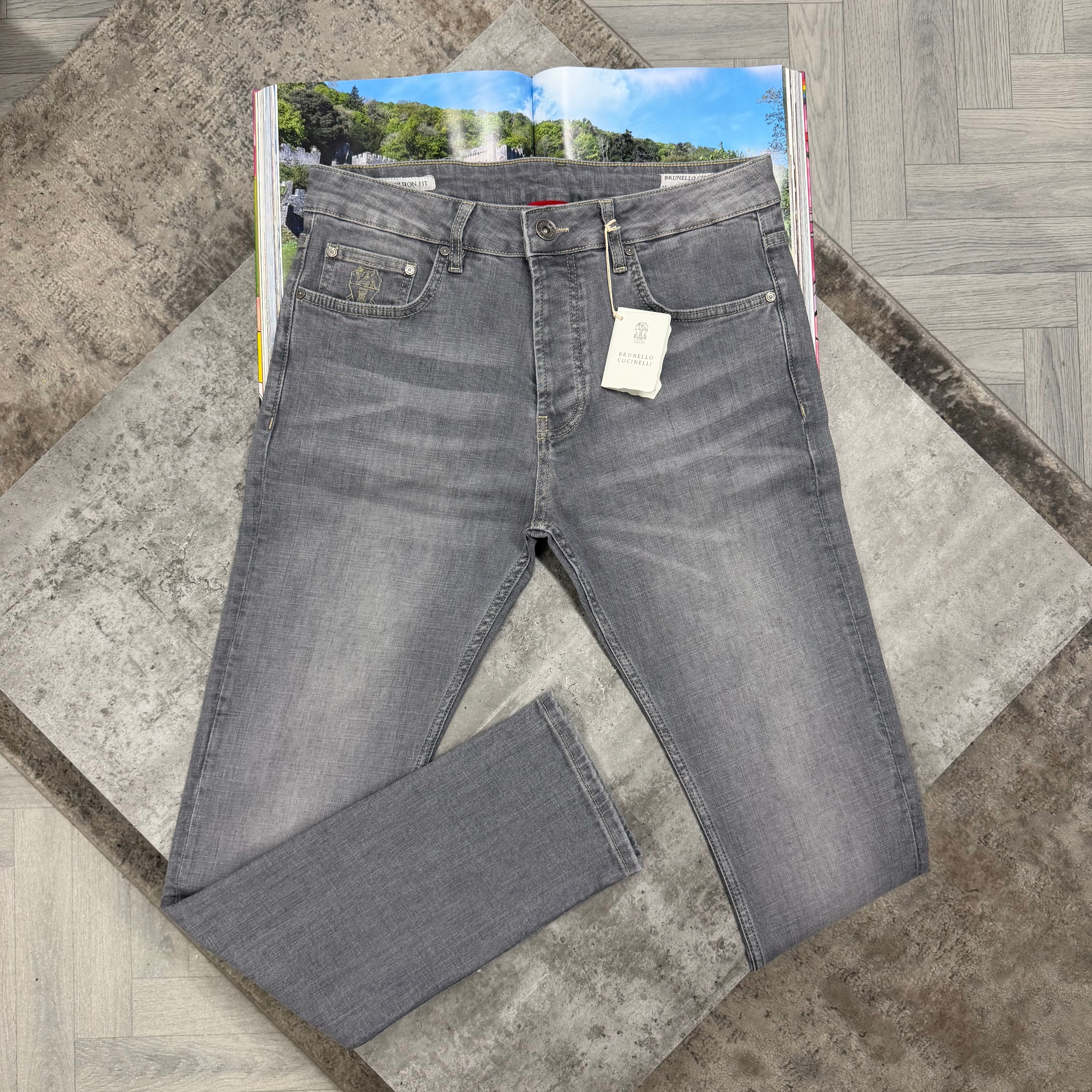 BRUNELLO JEANS - GREY