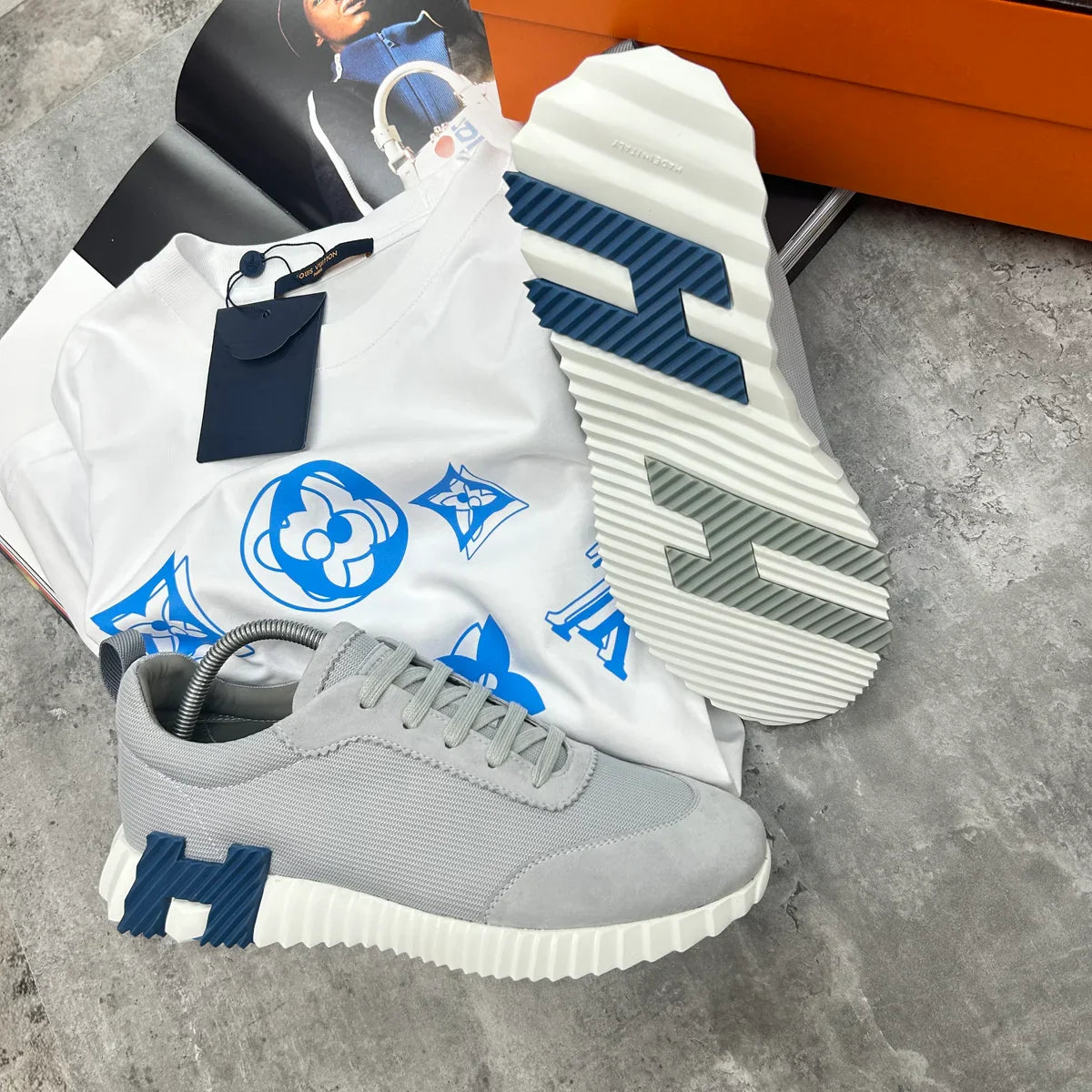 (PRE ORDER) H TRAINERS - GREY