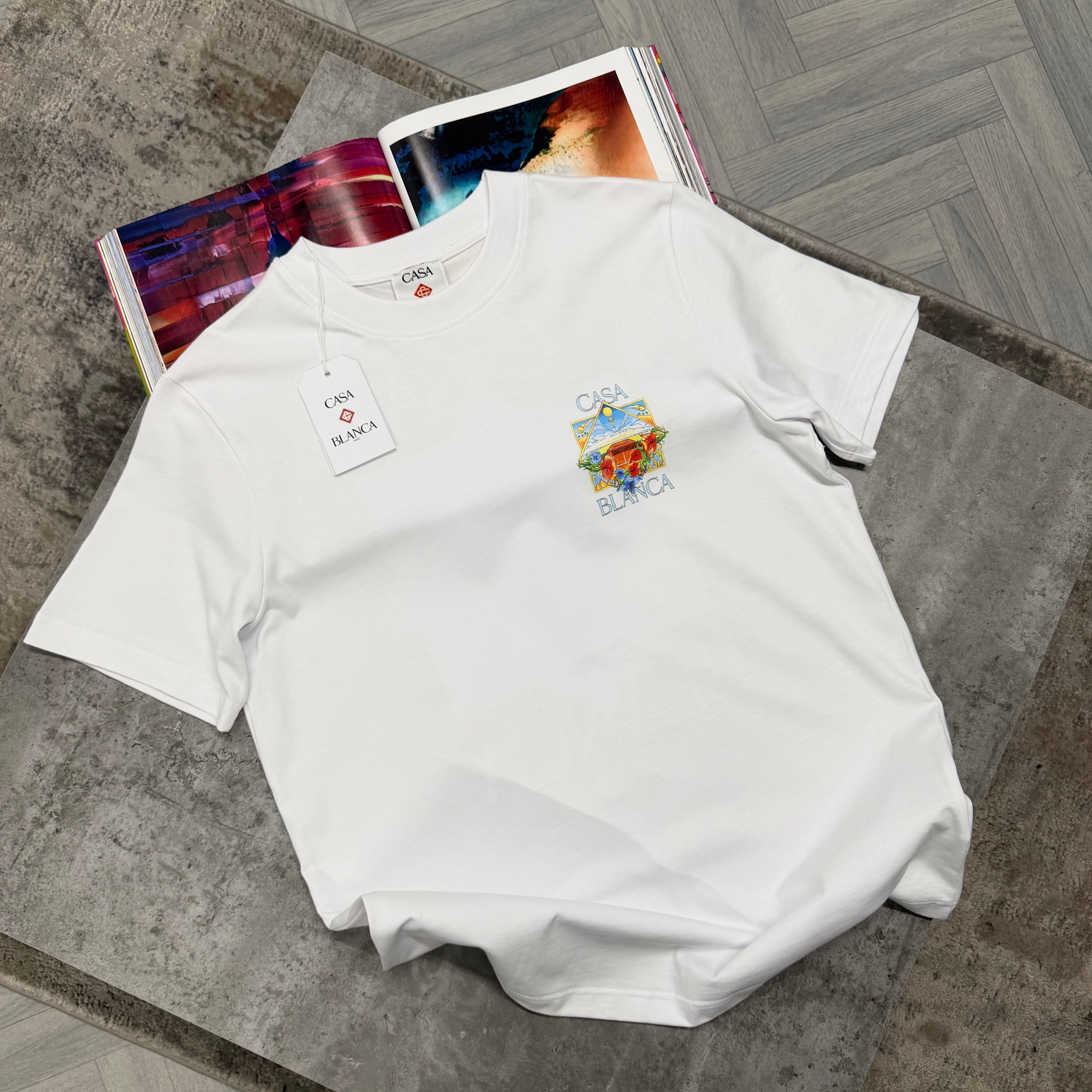 CB TENNIS CLUB T SHIRT - WHITE