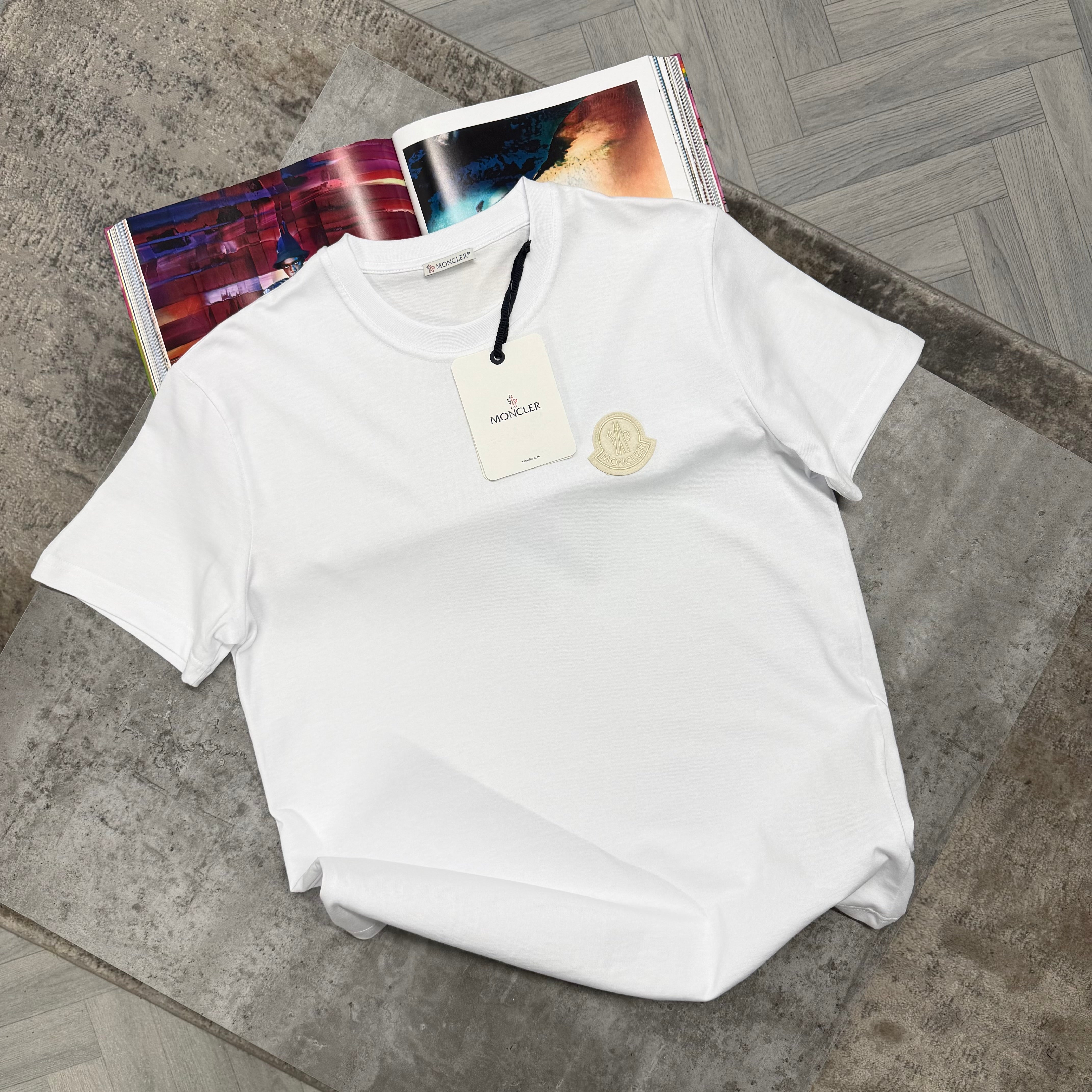 MNCLR BIG LOGO T SHIRT - WHITE