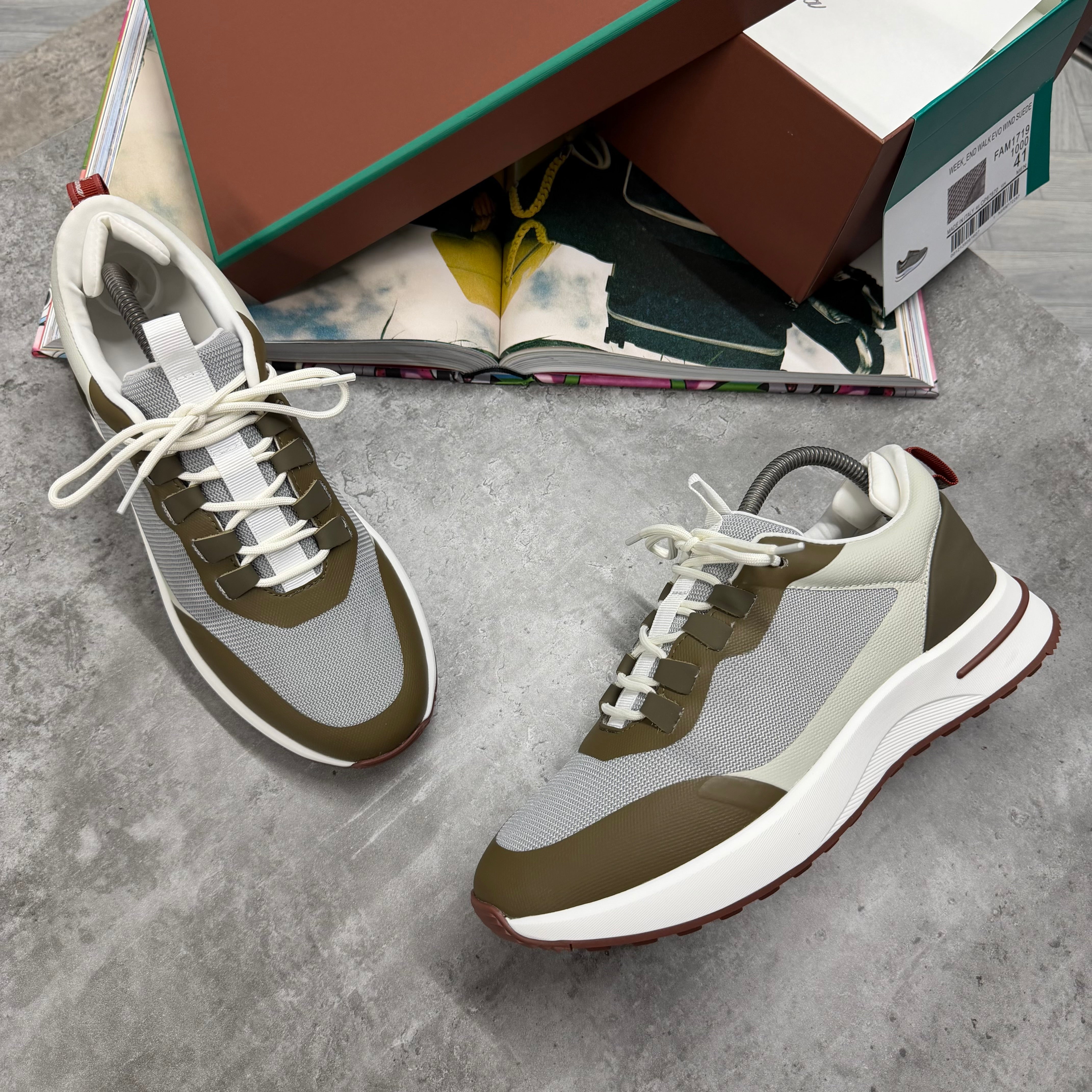 LORO TRAINER - GREY / KHAKI