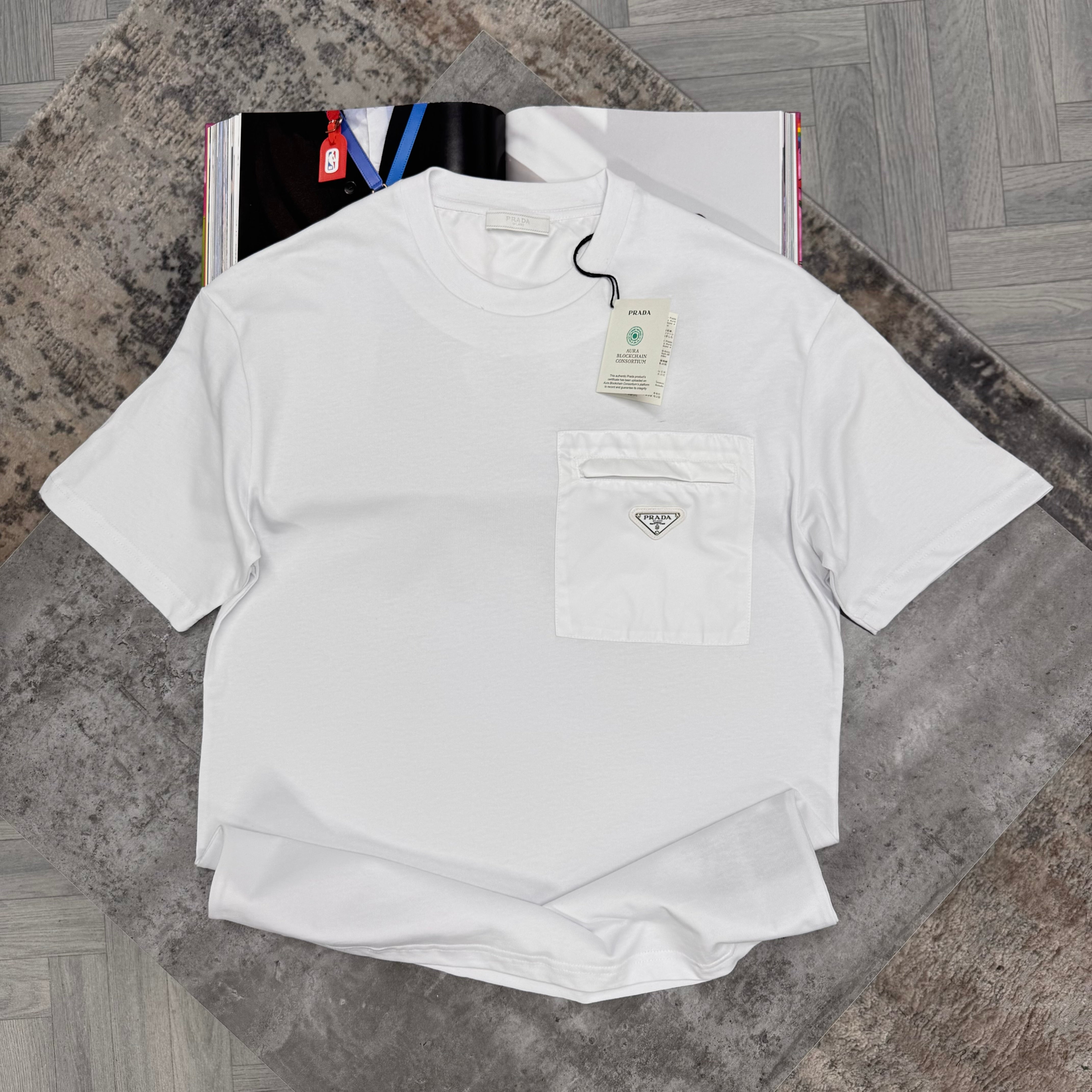 PDA POCKET T SHIRT - WHITE