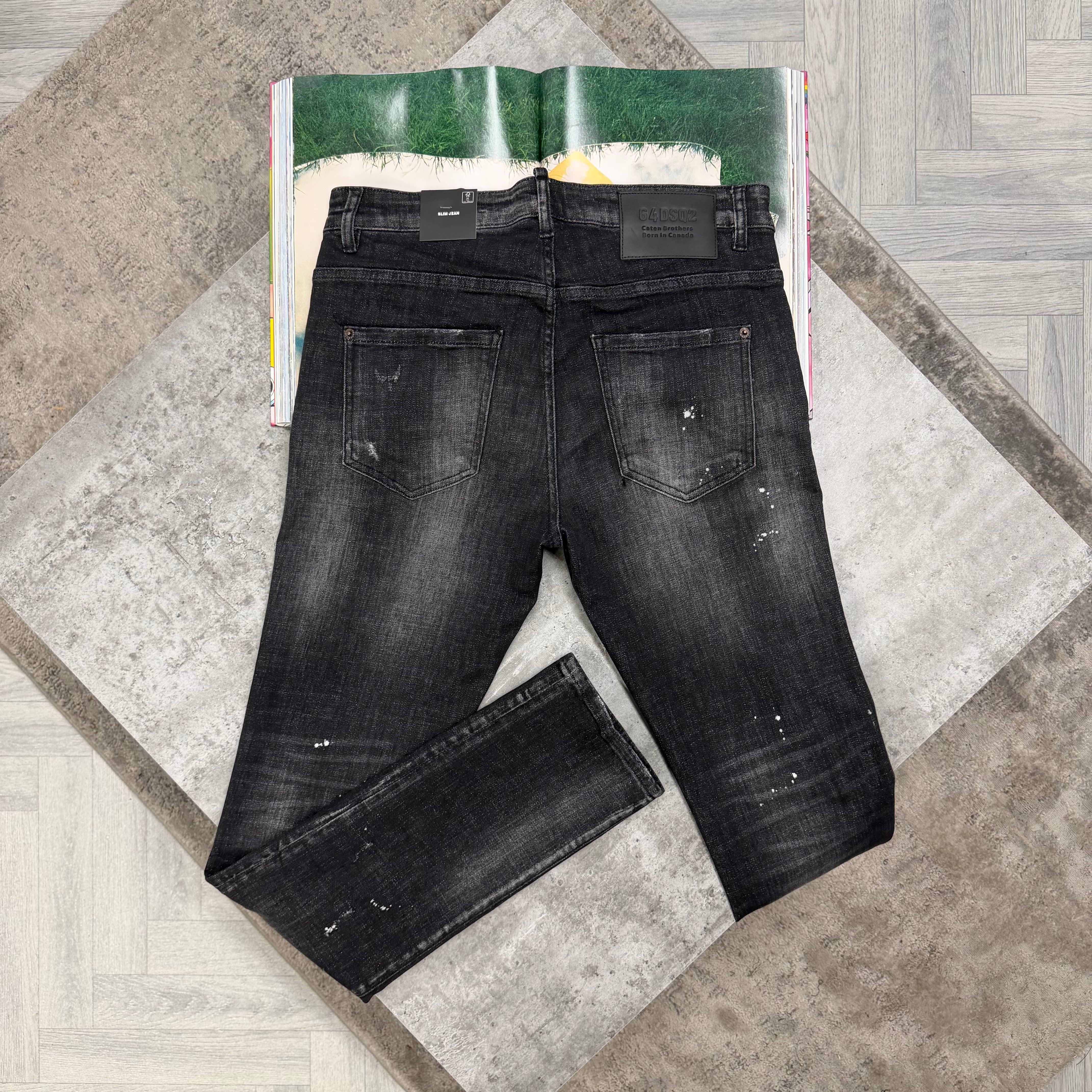 DSQ JEANS - BLACK