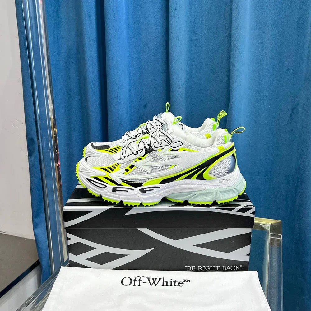 (PRE ORDER) OW TRAINER - WHITE / NEON
