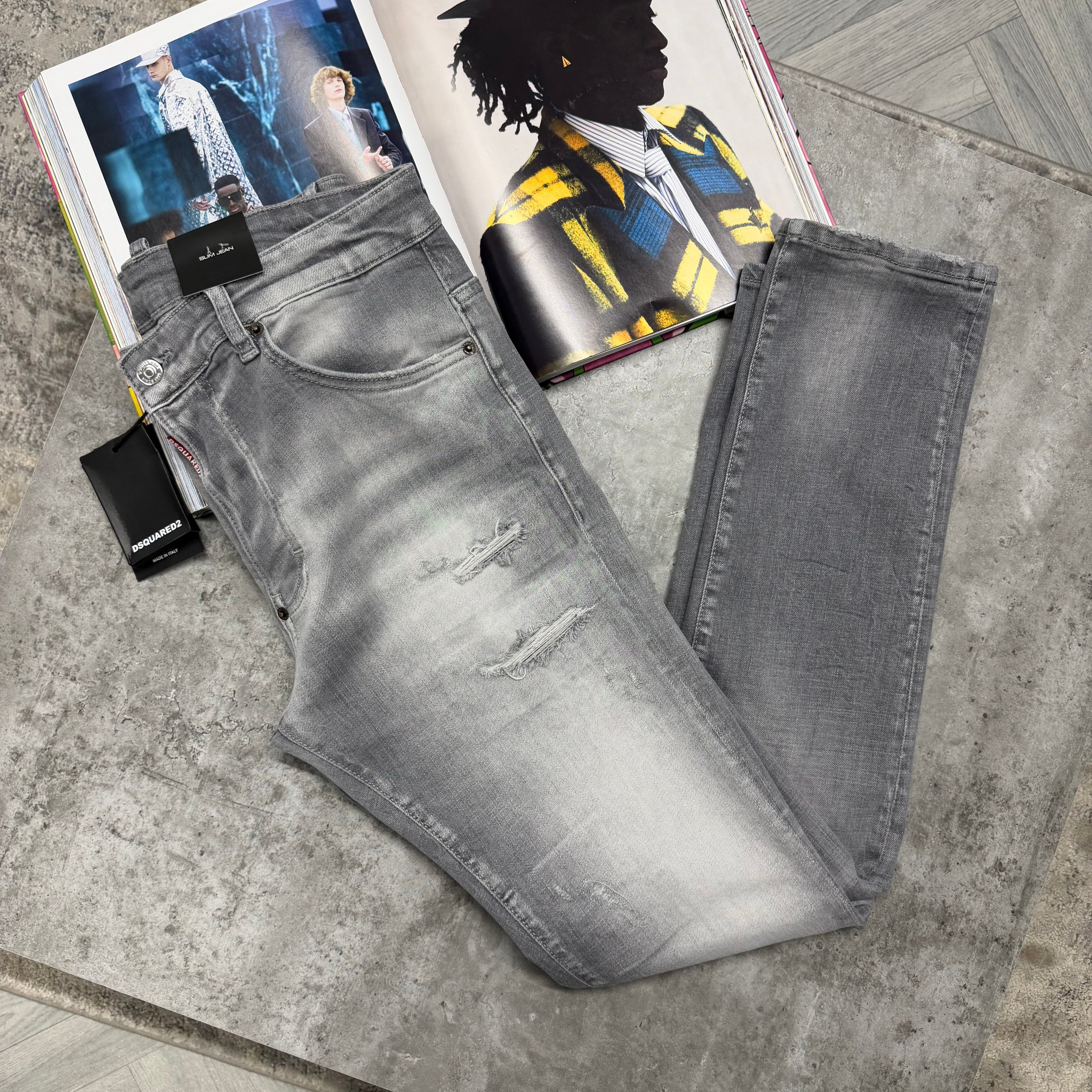 DSQ JEANS - GREY