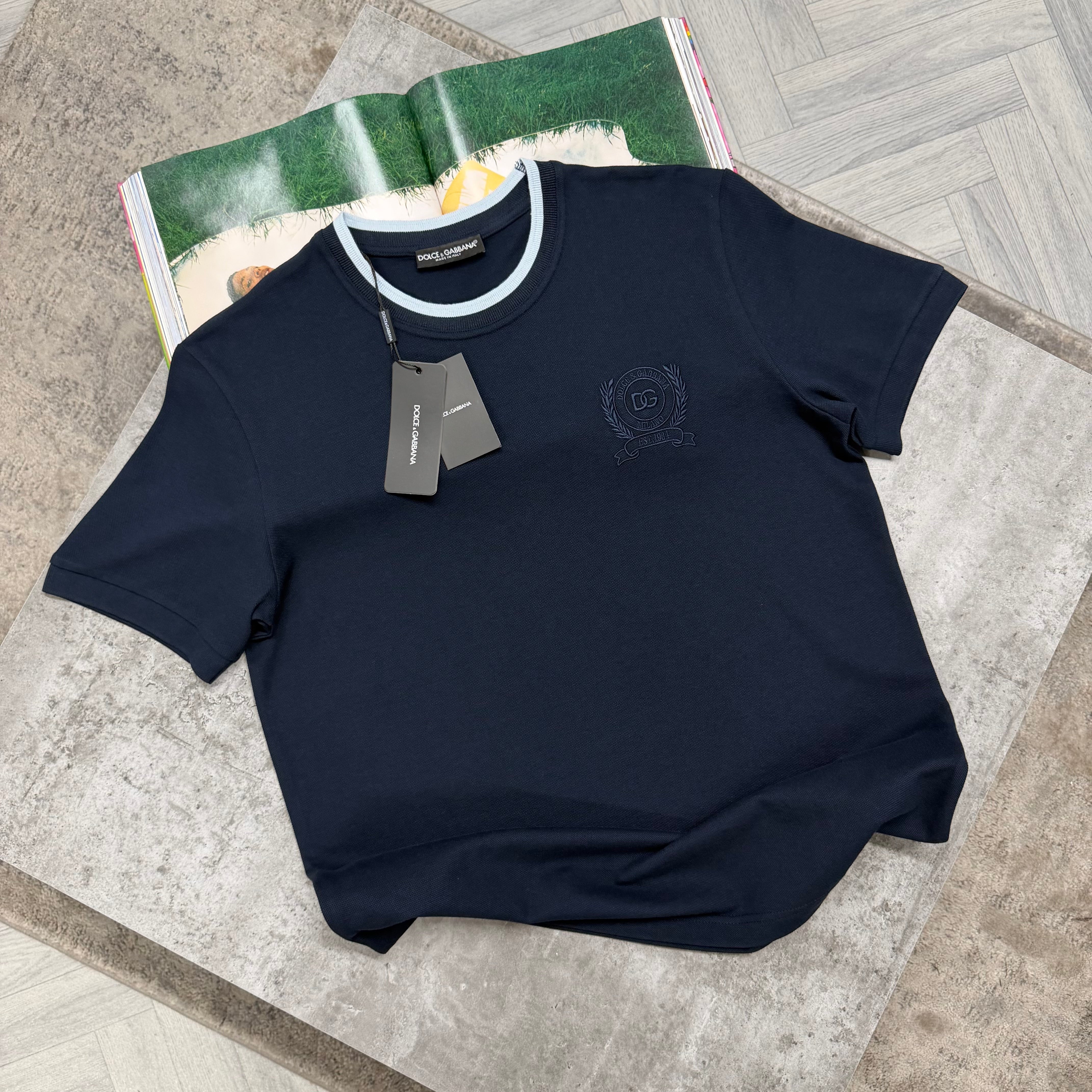 D&G T SHIRT - NAVY