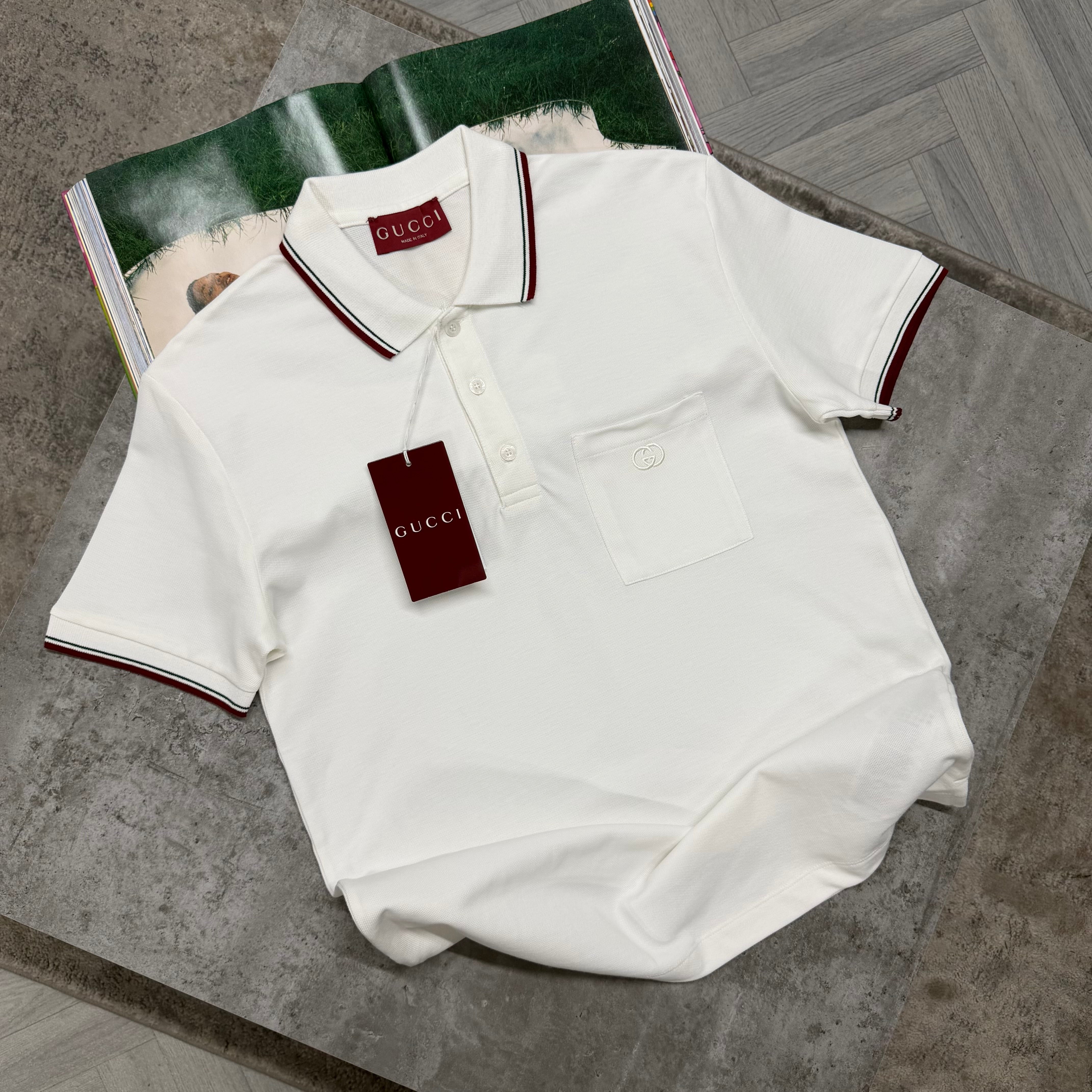 GCI POCKET POLO - WHITE