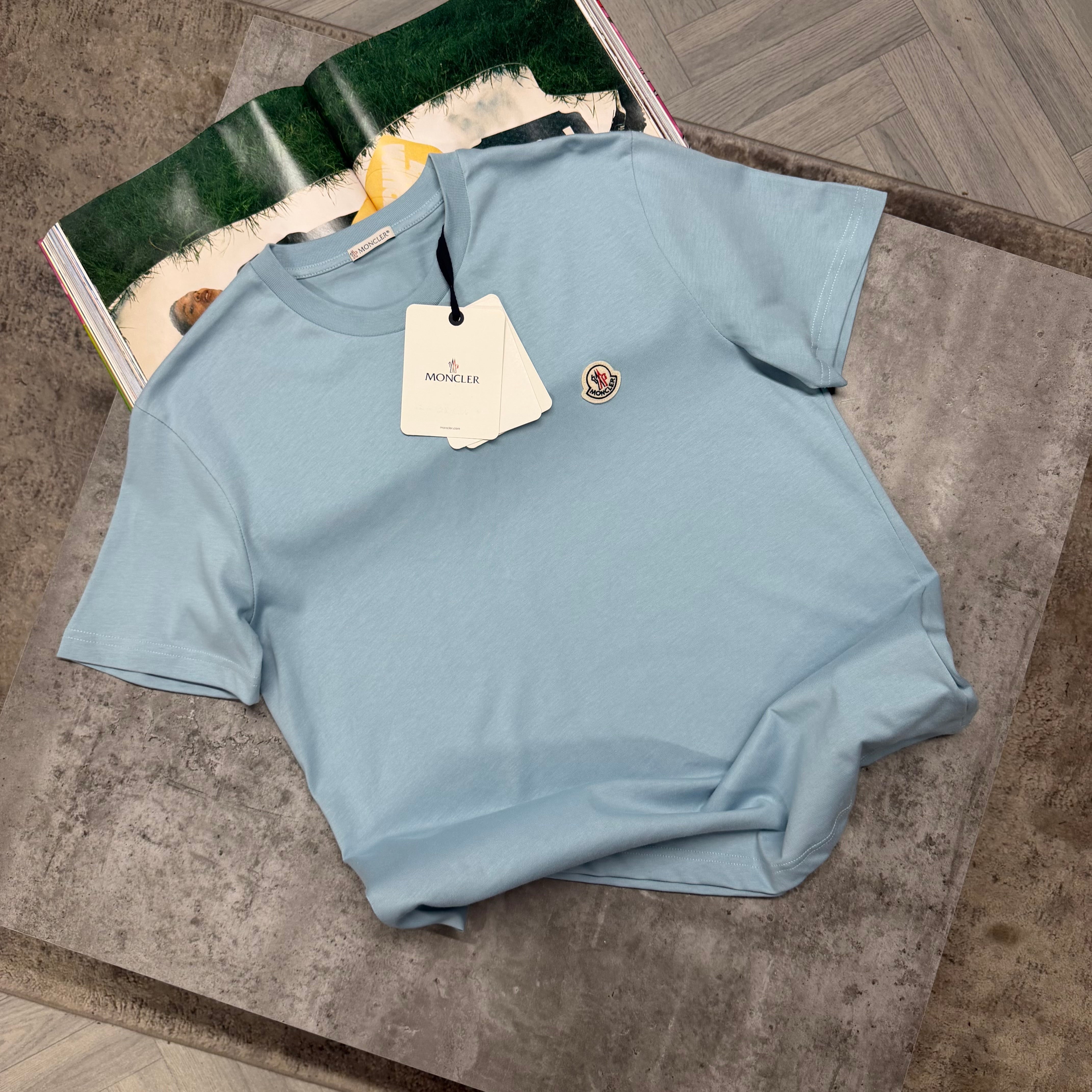 MNCLR LOGO T SHIRT - BLUE