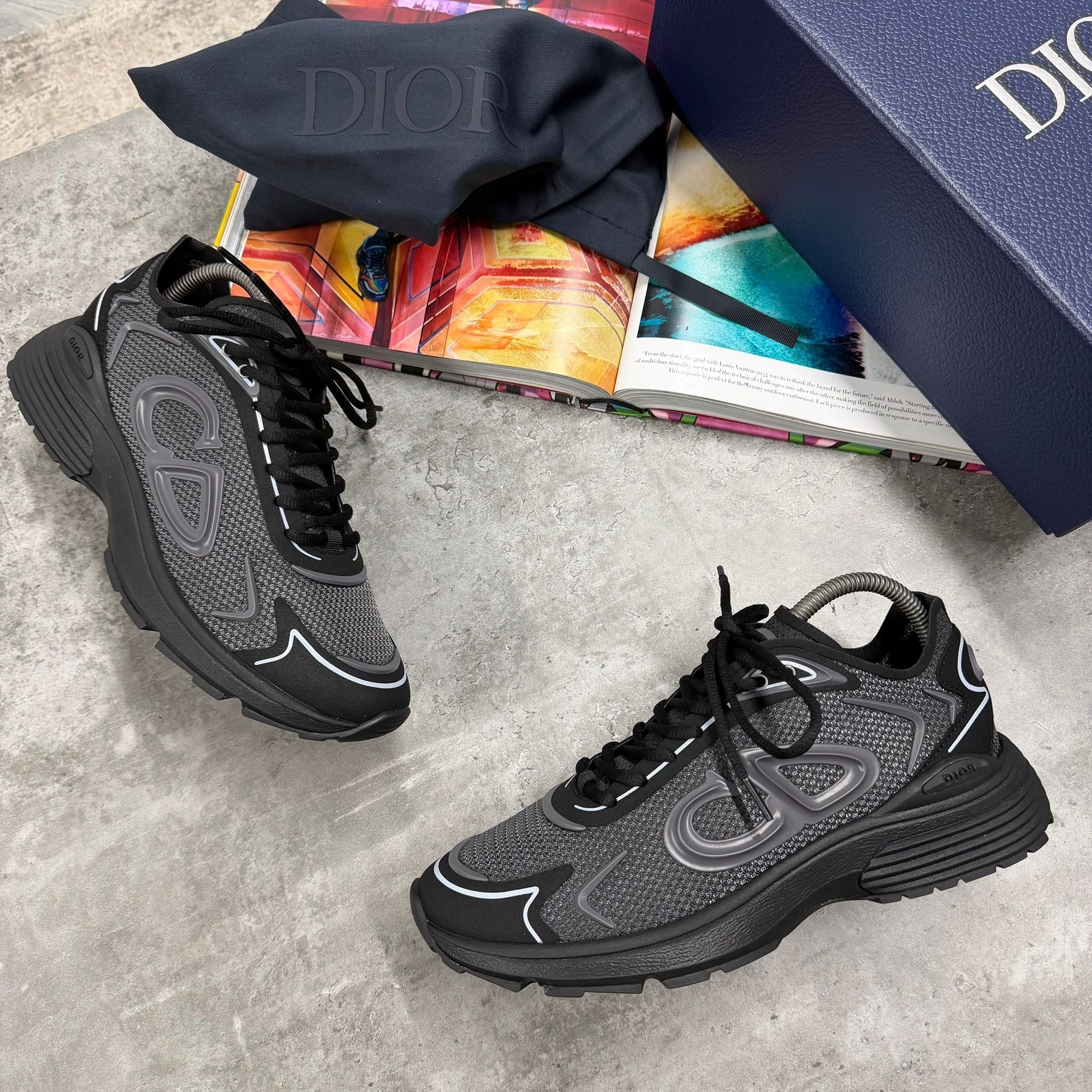 (PRE ORDER) B30 TRAINERS - BLACK FROST