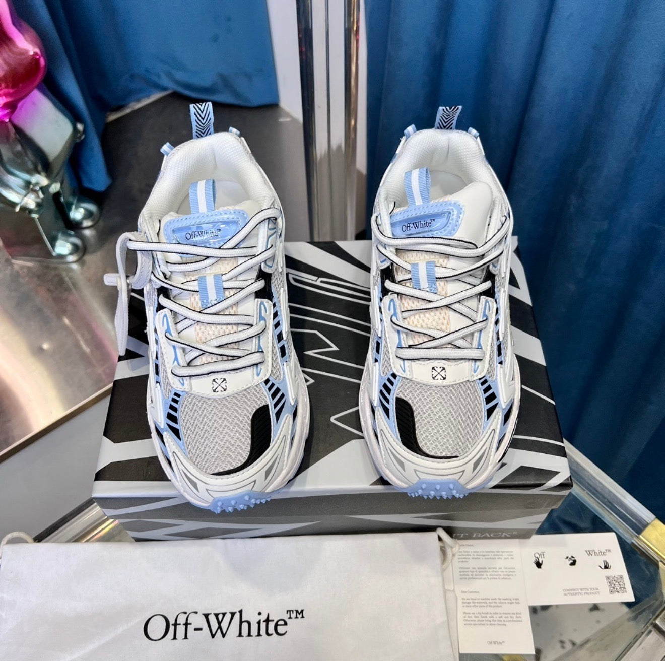 (PRE ORDER) OW TRAINER - SKY BLUE / WHITE