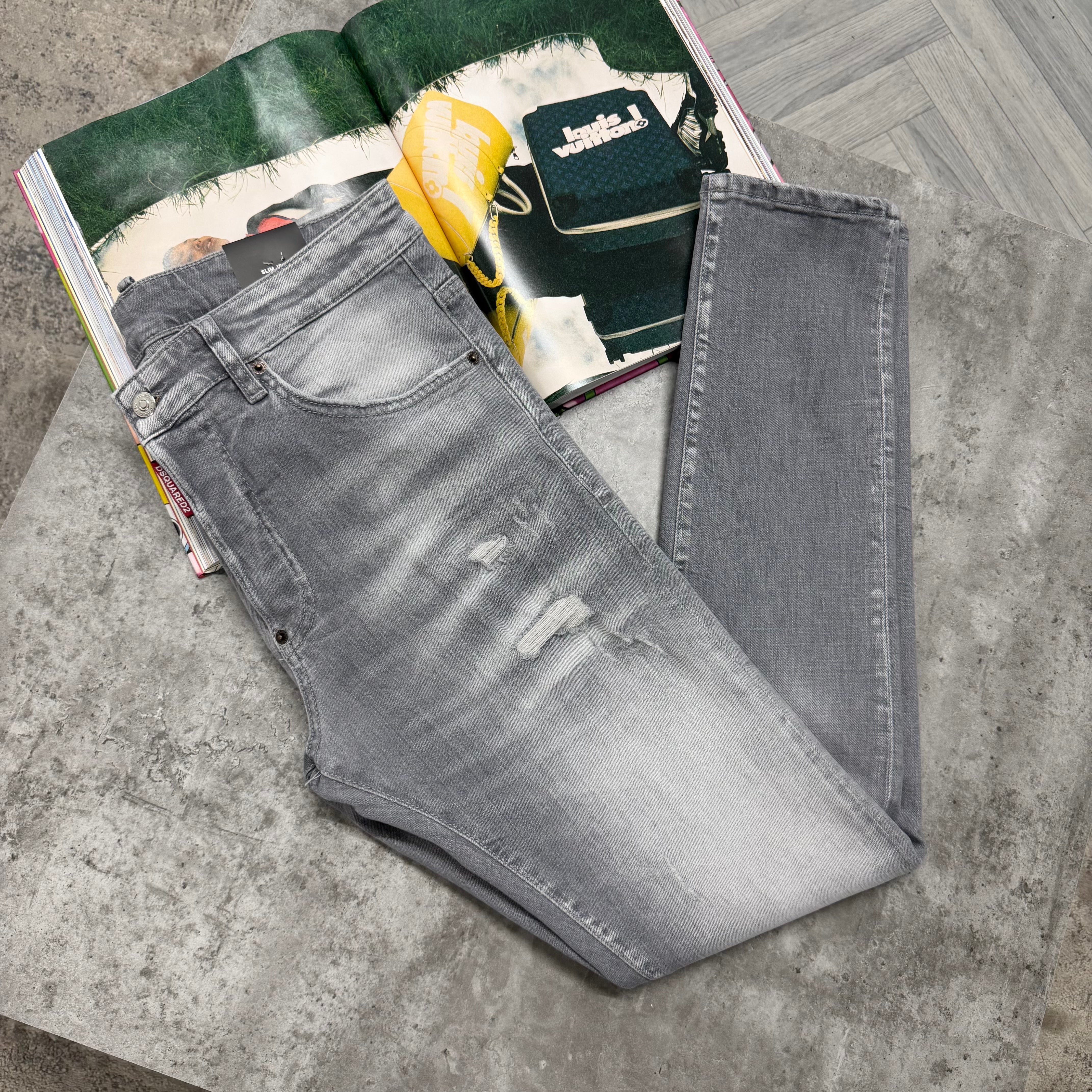 DSQ JEANS - GREY