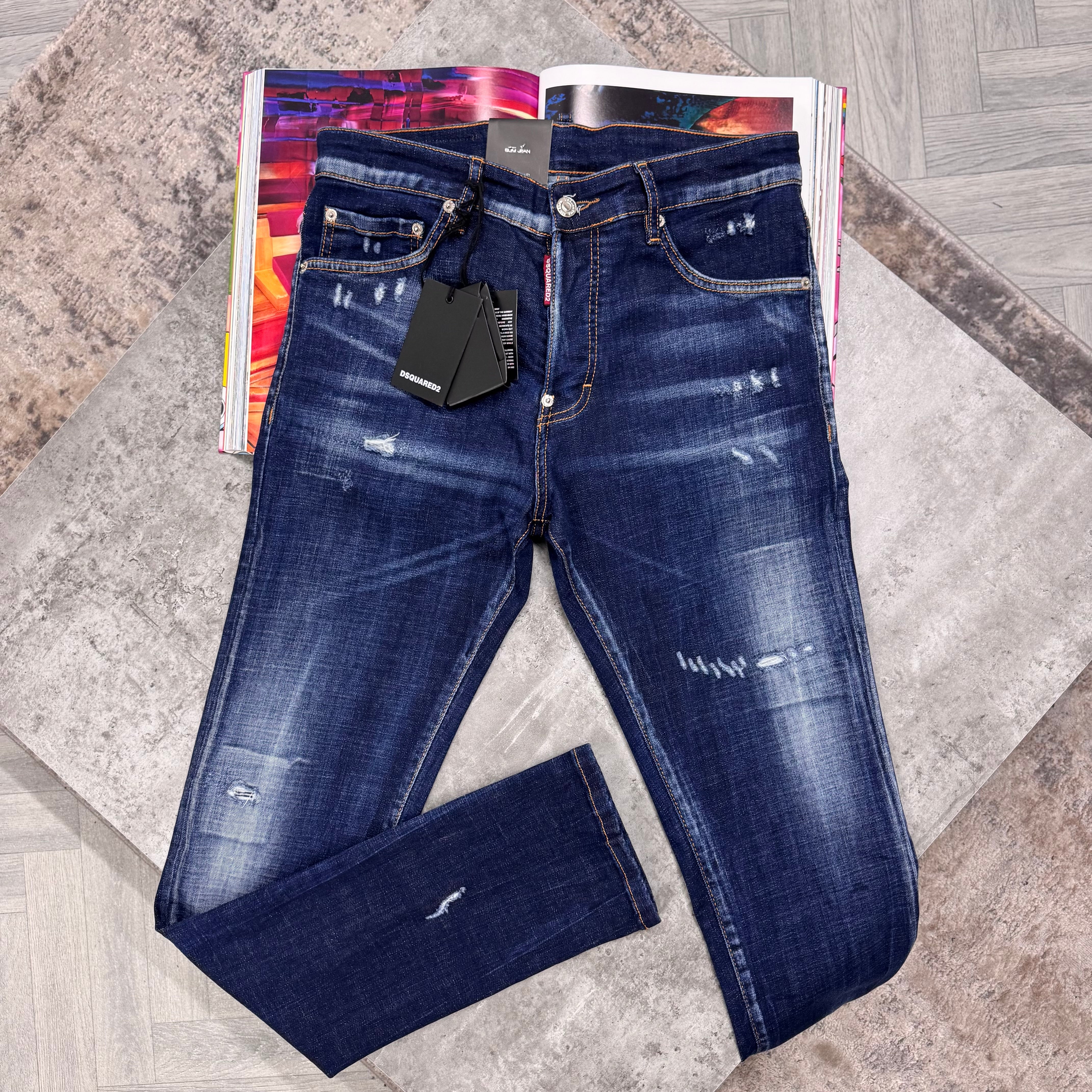 DSQ JEANS - BLUE