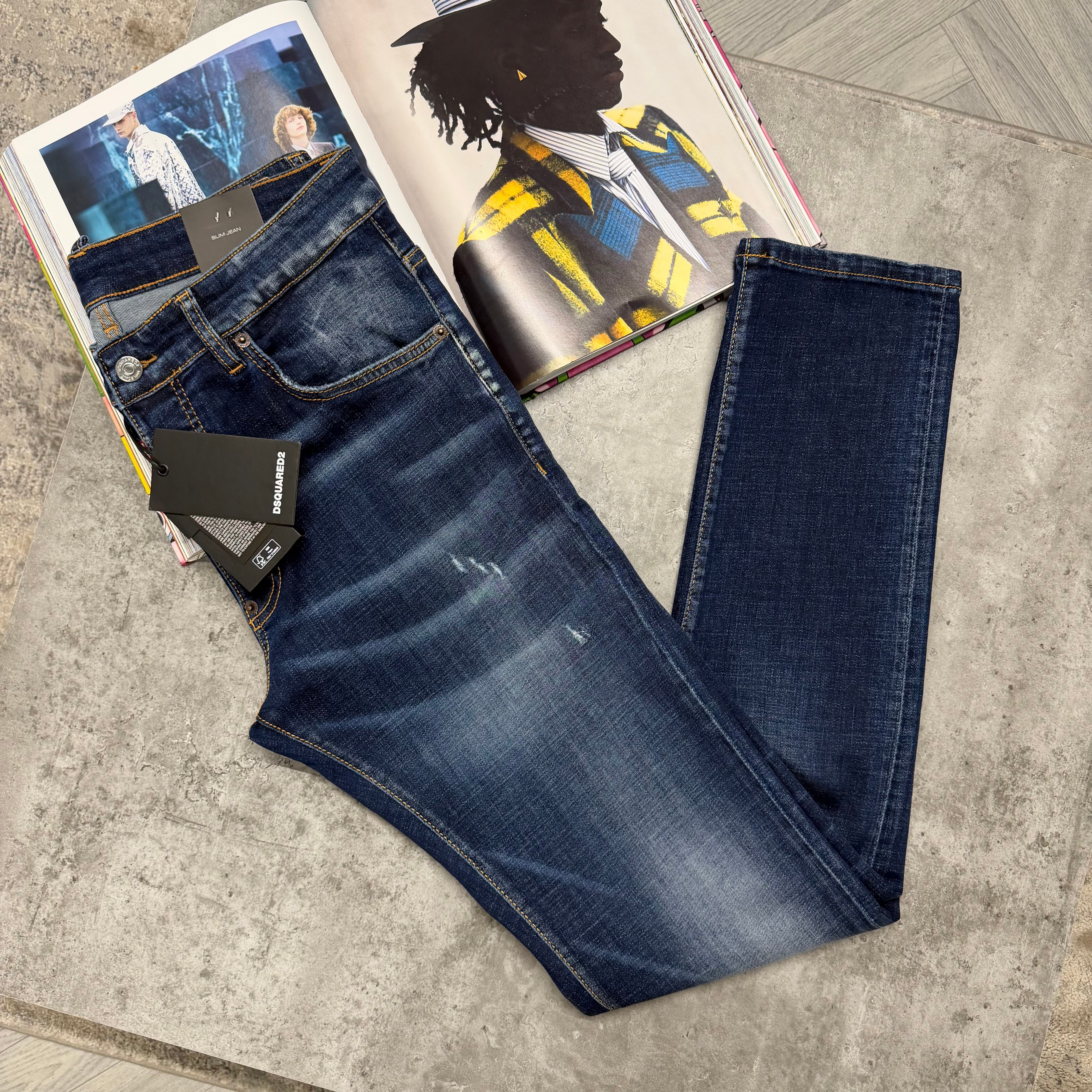 DSQ JEANS - DARK DENIM