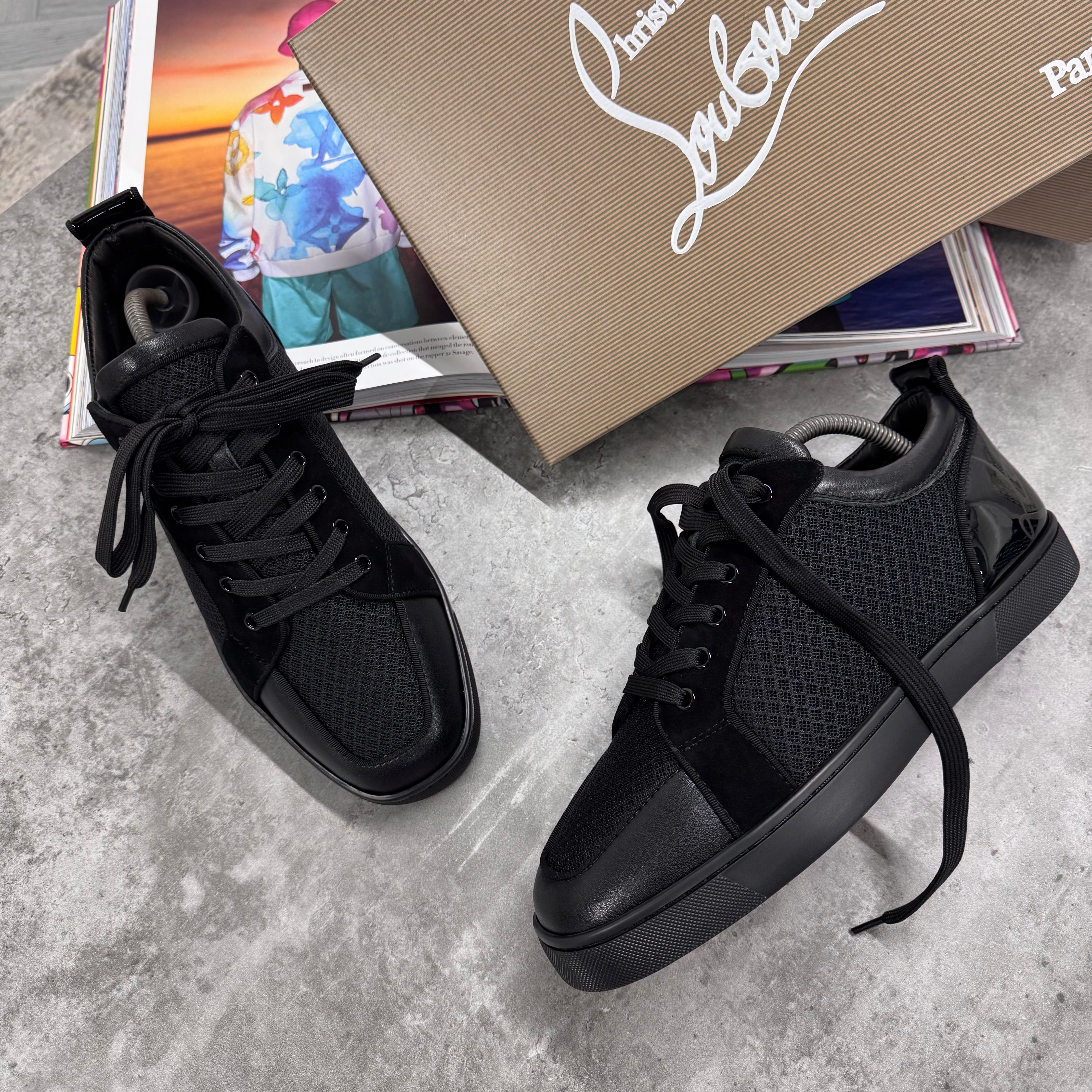 LOUB TRAINERS - BLACK