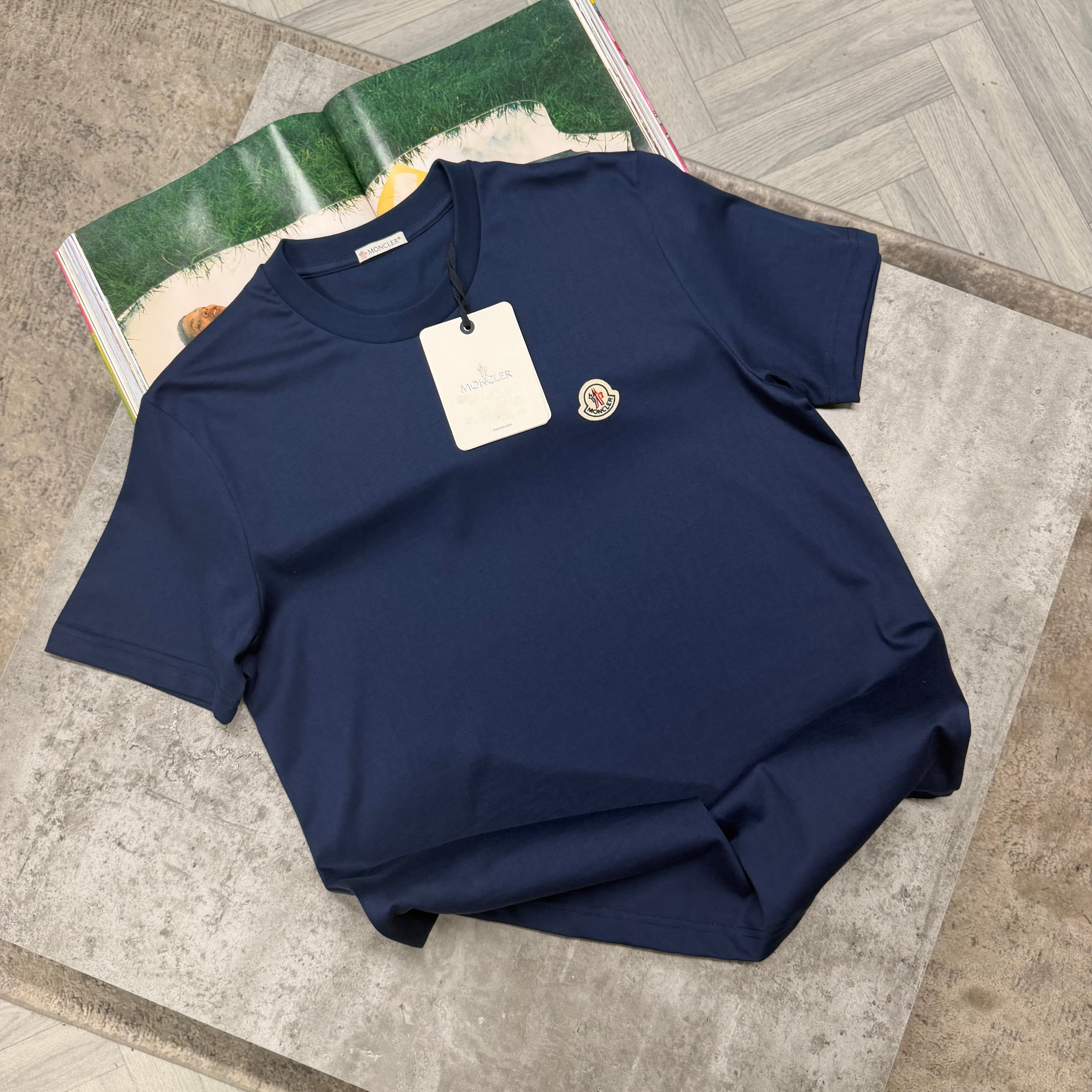 MNCLR LOGO T SHIRT - INDIGO