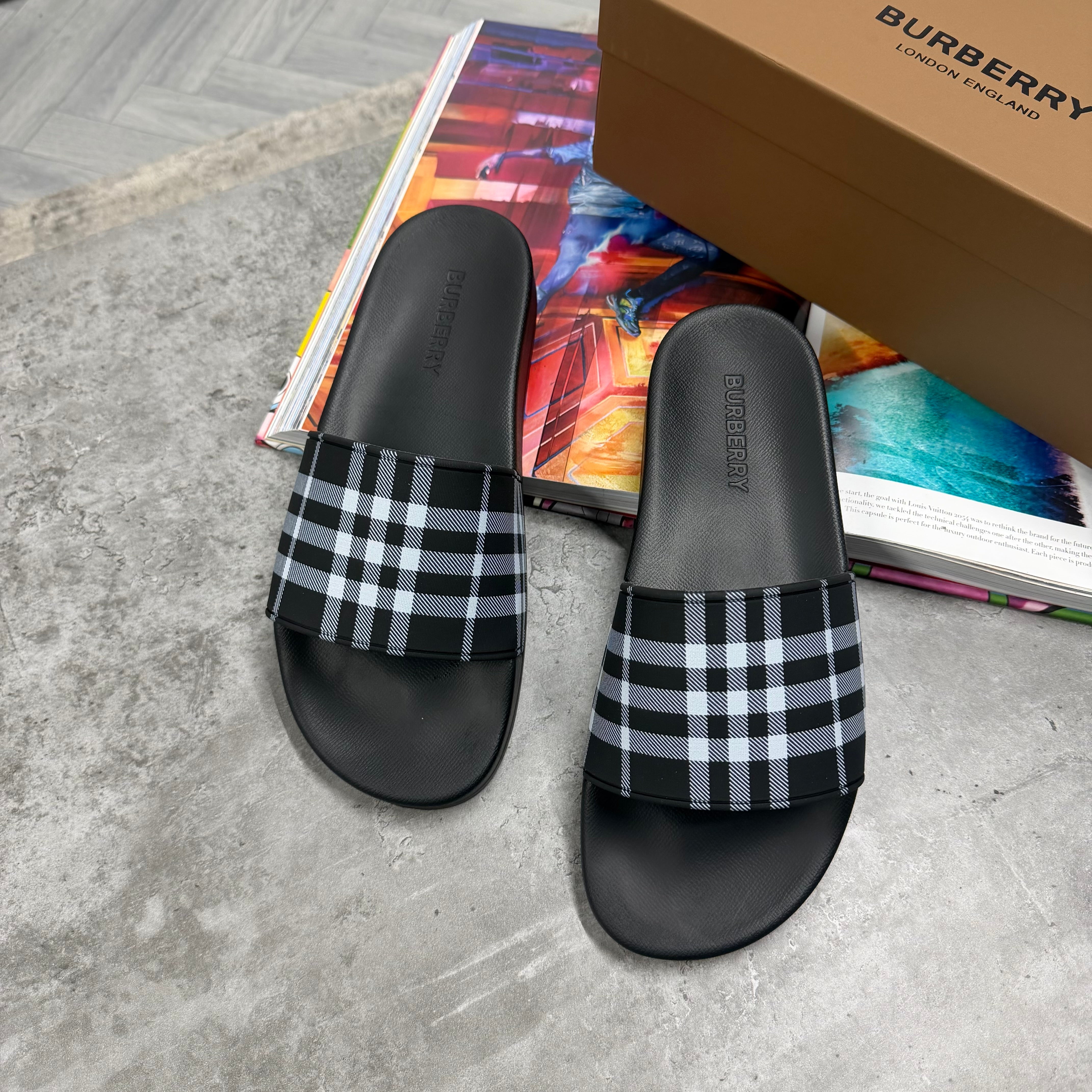 BBR SLIDES - BLACK / GREY