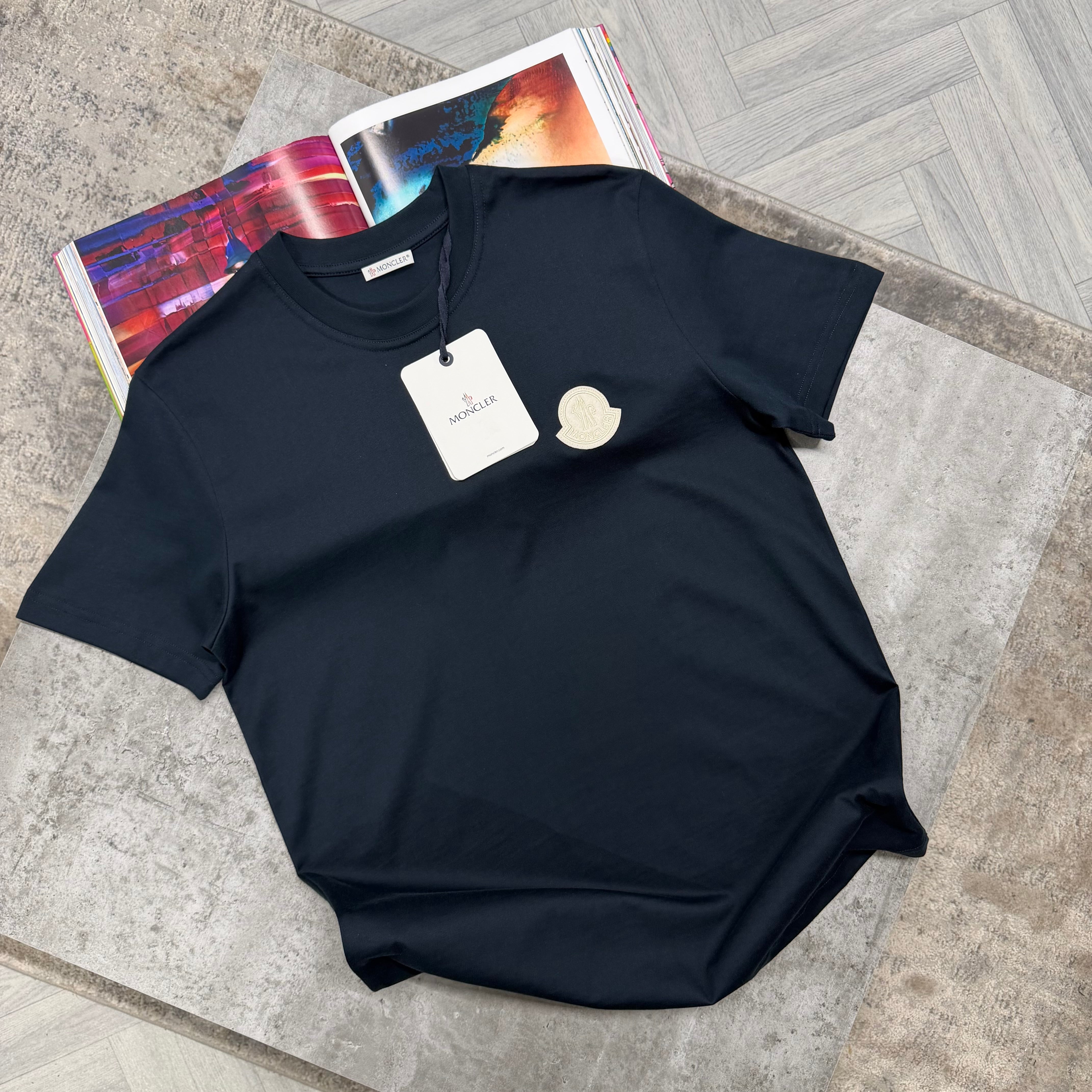MNCLR BIG LOGO T SHIRT - NAVY