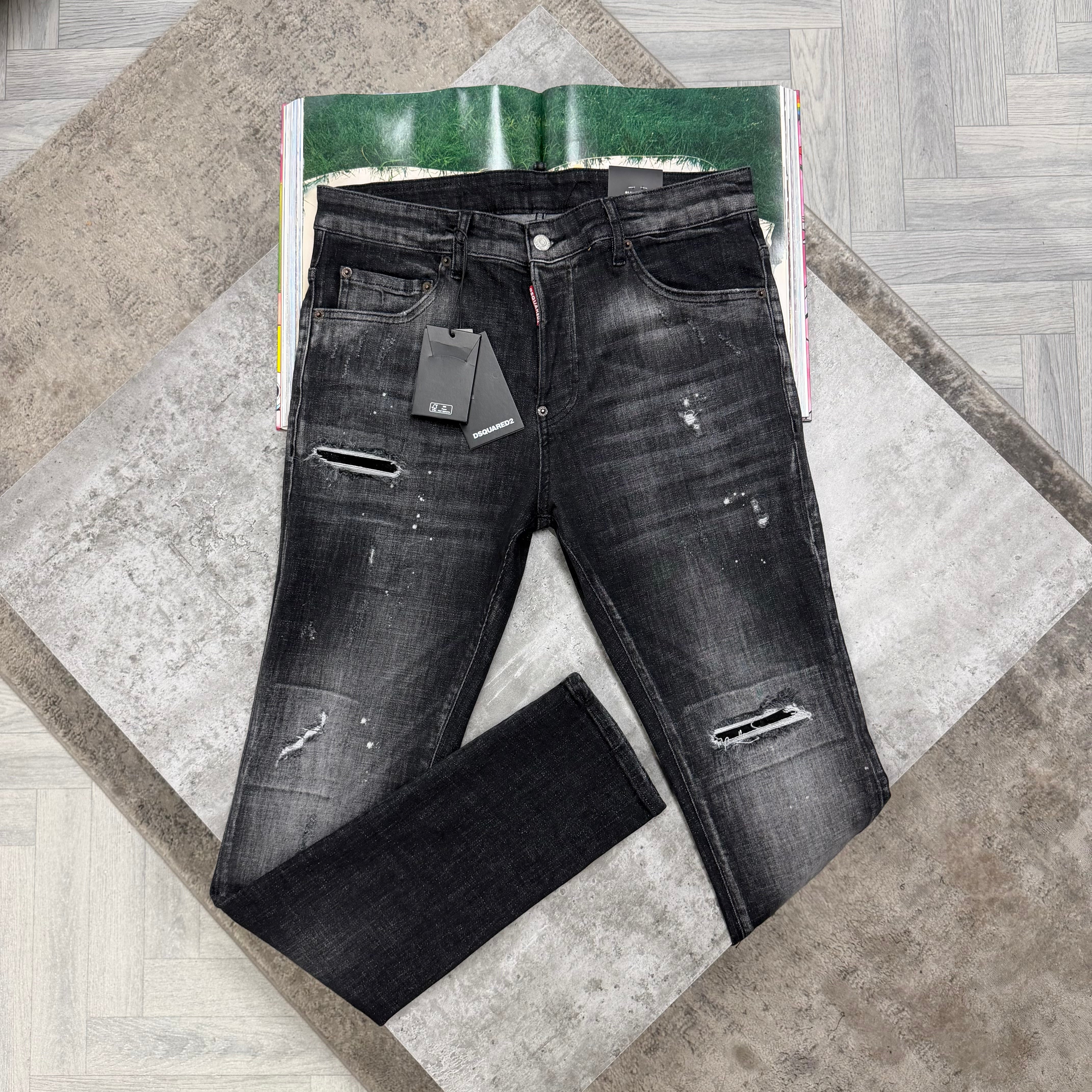 DSQ JEANS - BLACK