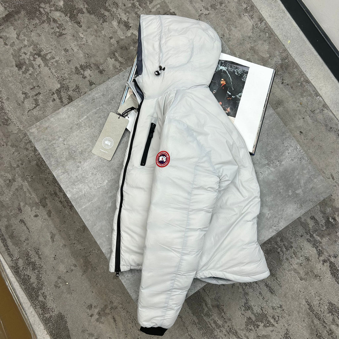 CG PUFFER COAT - ICE WHITE