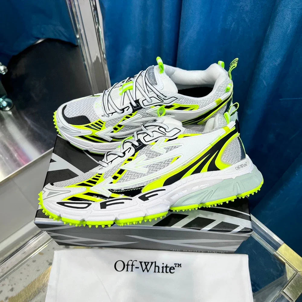 (PRE ORDER) OW TRAINER - WHITE / NEON