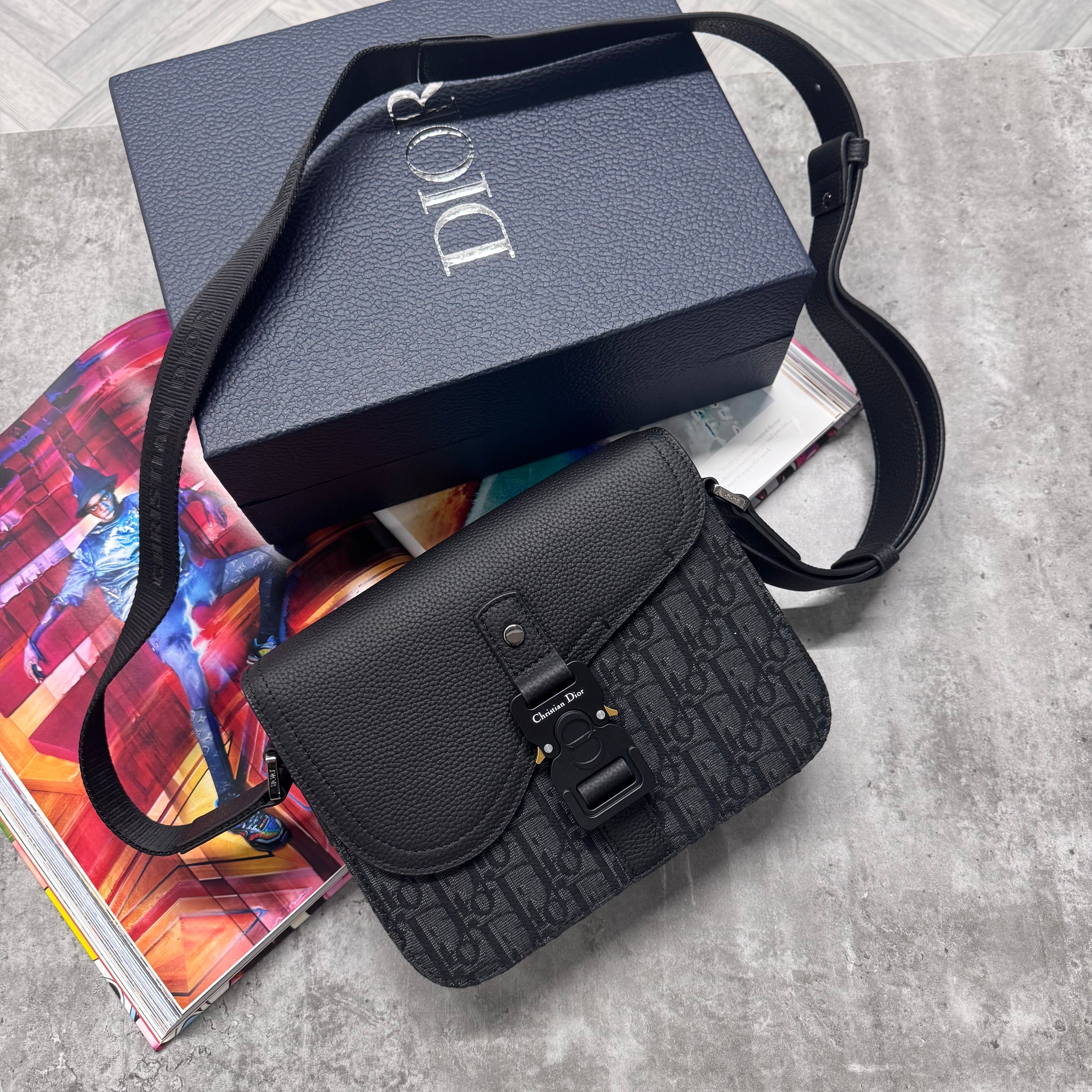 CD SADDLE BAG - BLACK