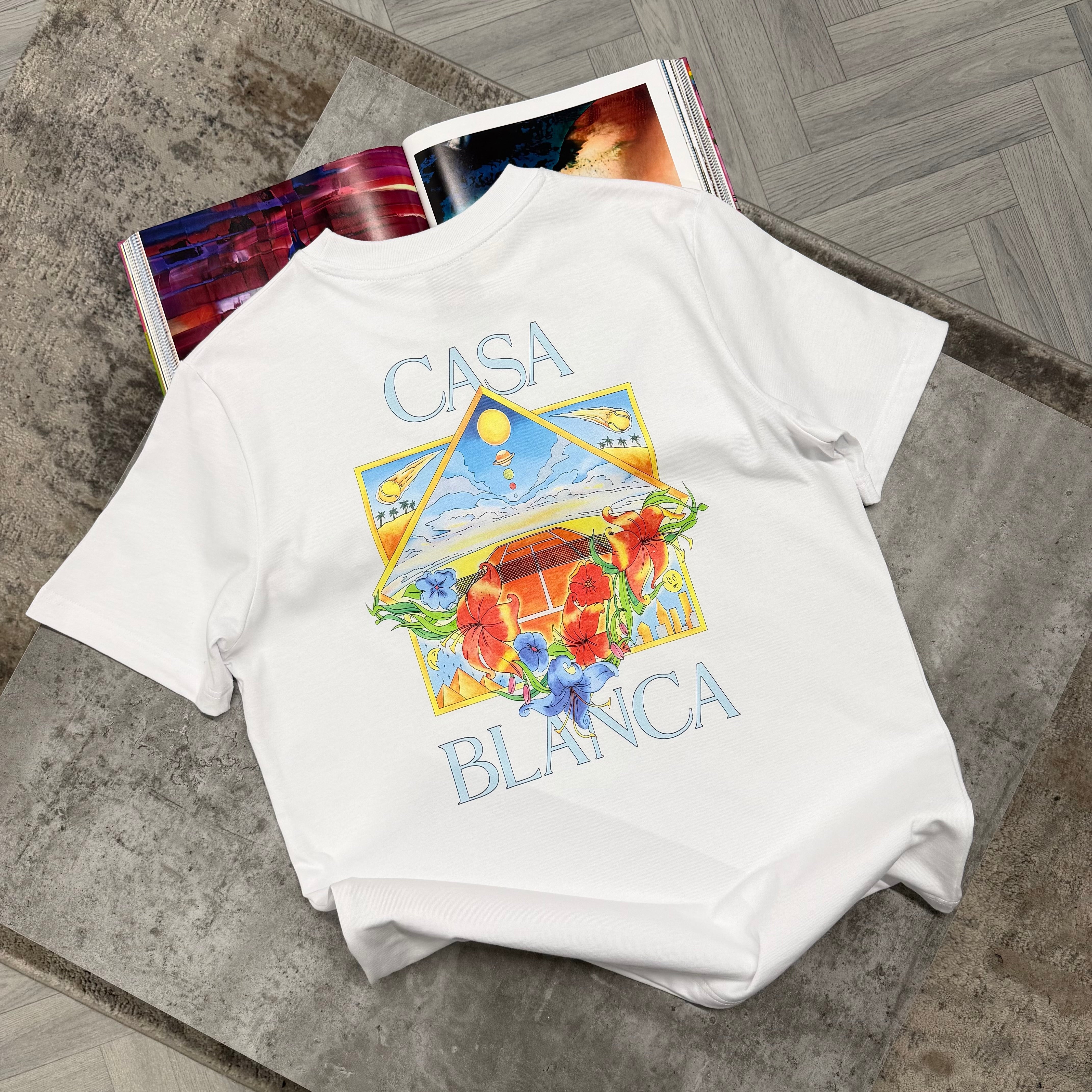 CB TENNIS CLUB T SHIRT - WHITE