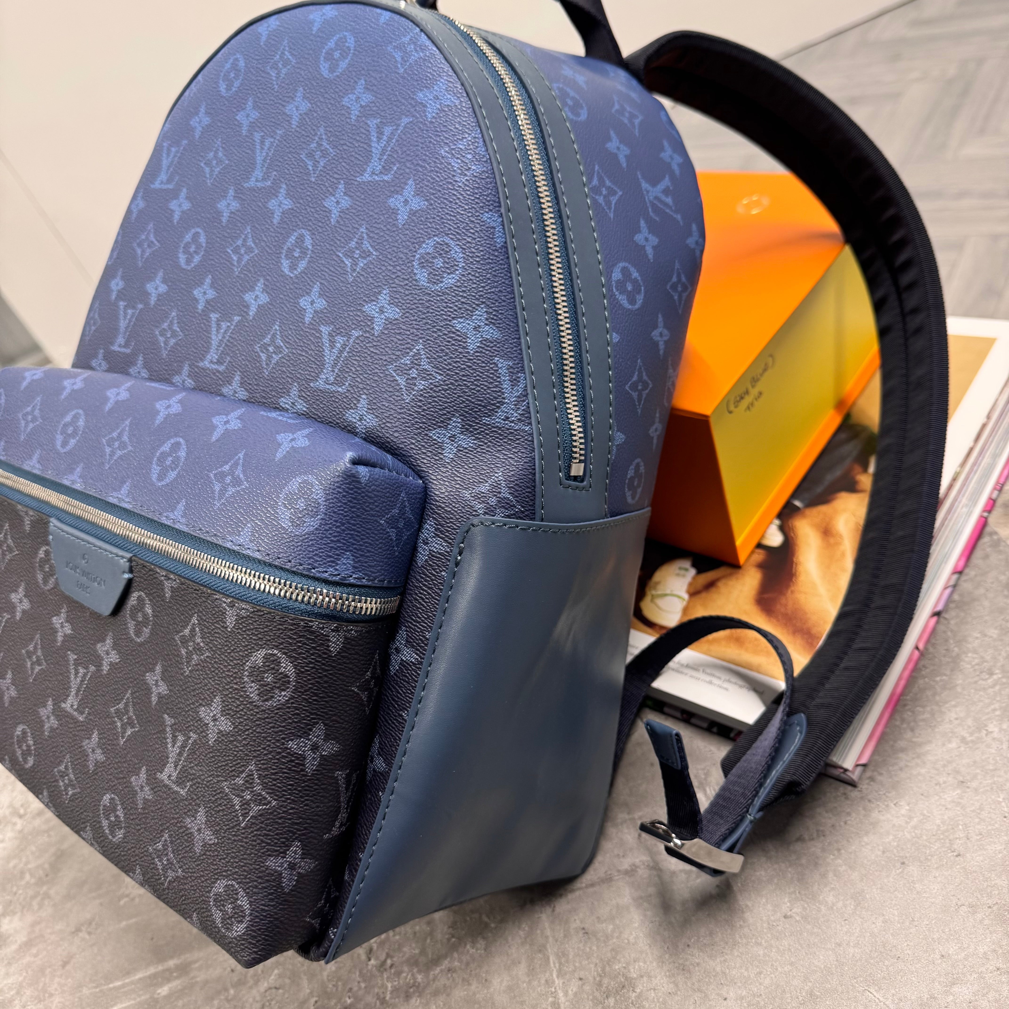 (PRE ORDER) LVE MONOGRAM BACKPACK - BLUE FADE