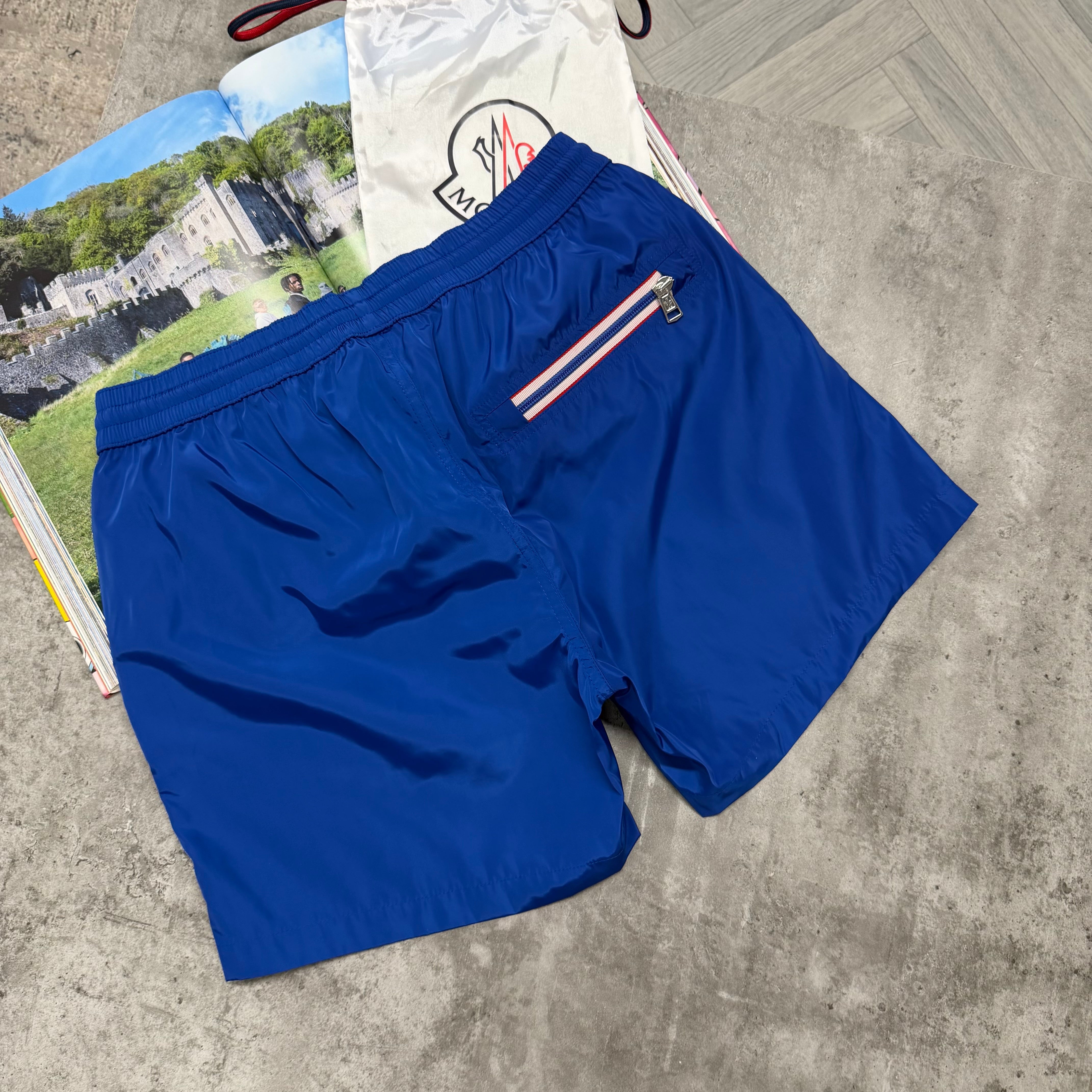 MNCLR TRIPLE LOGO SWIMS - ROYAL BLUE