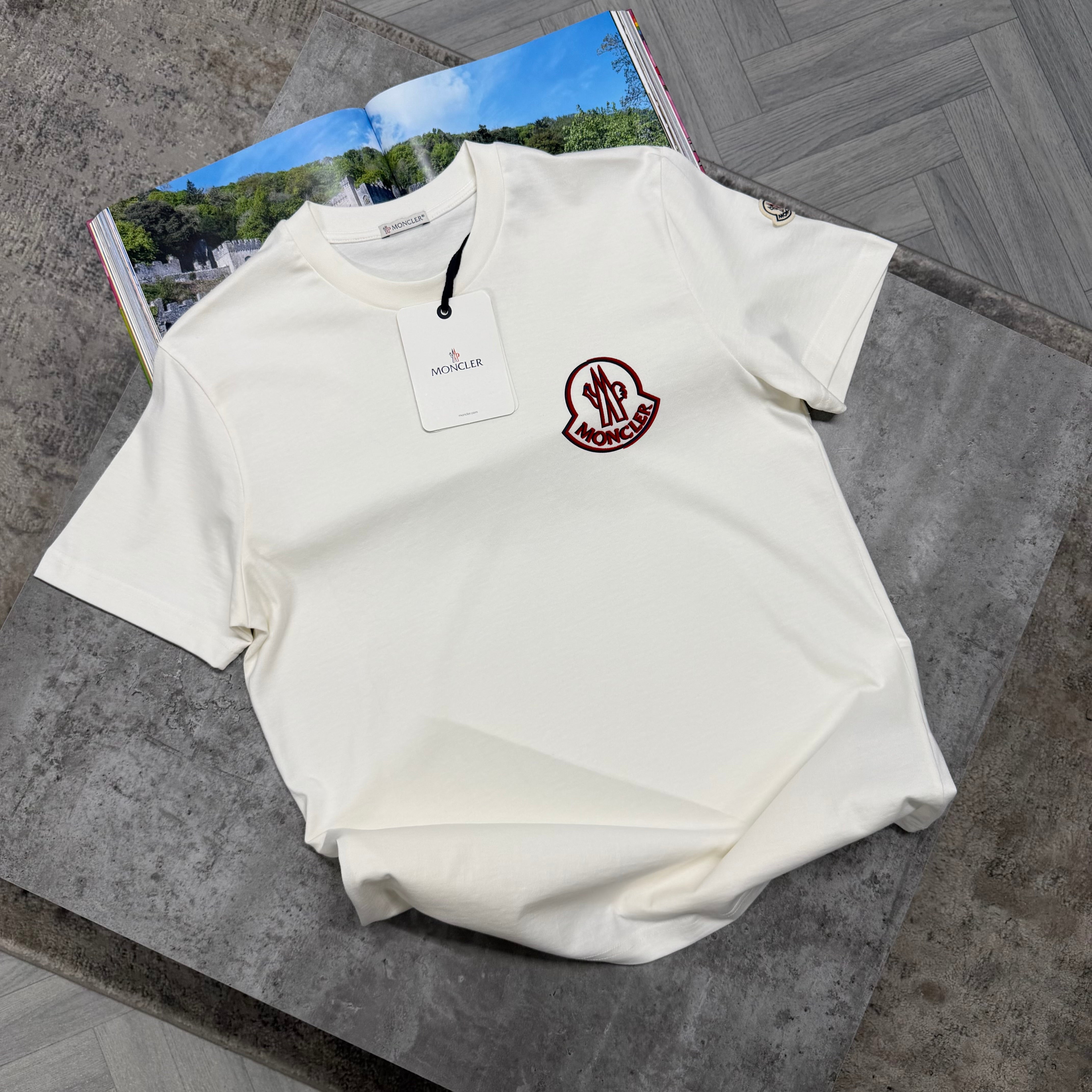 MNCLR BIG LOGO T SHIRT - OFF WHITE