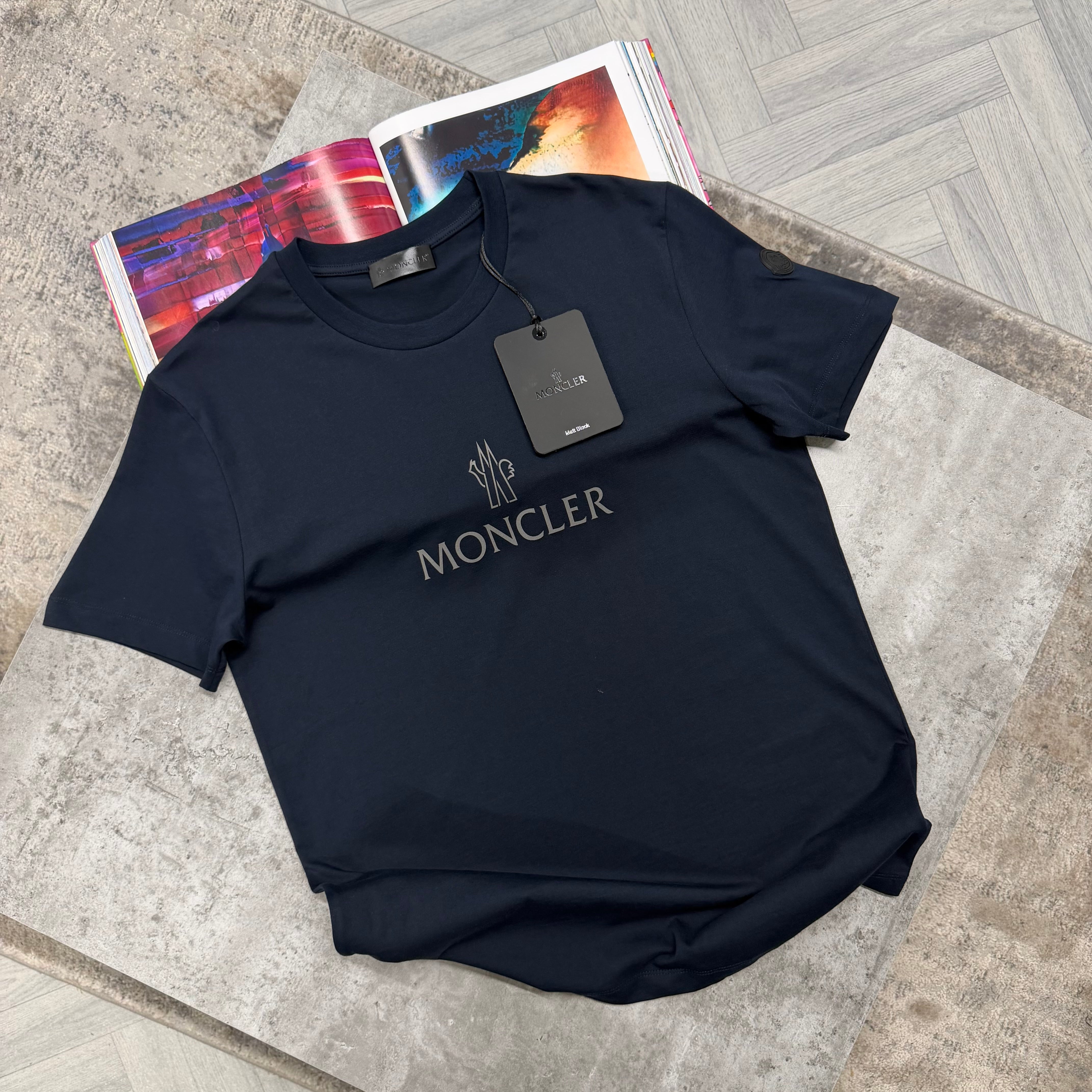 MNCLR REFLECTIVE T SHIRT - NAVY