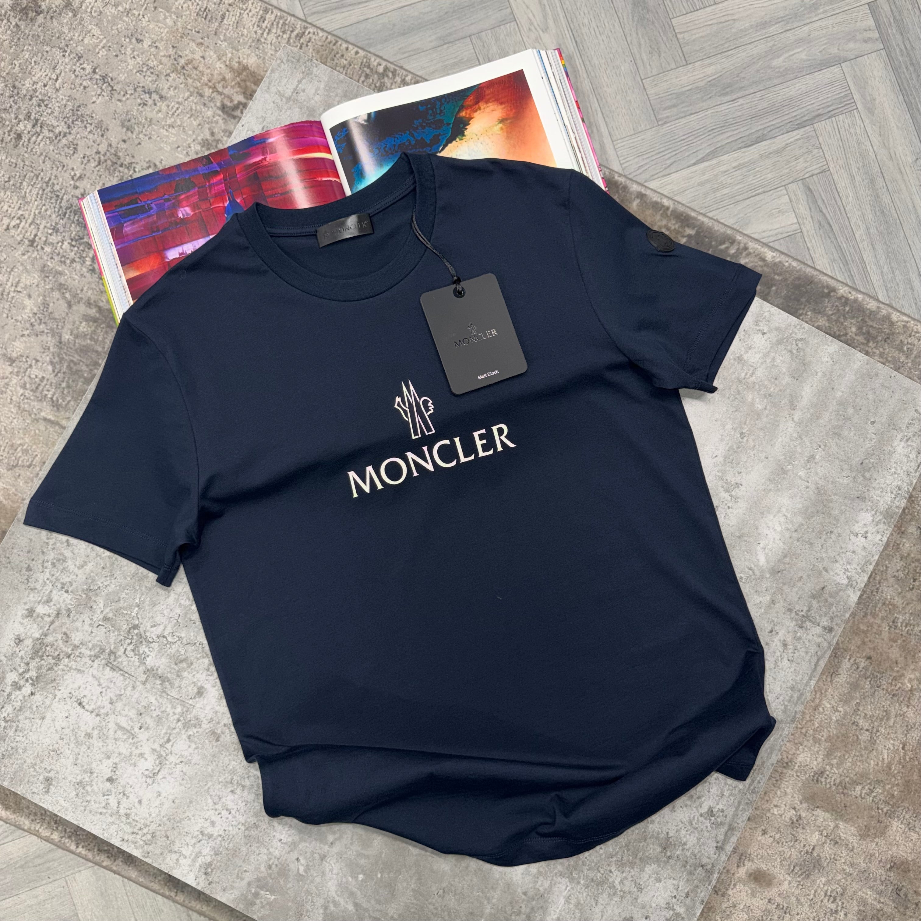 MNCLR REFLECTIVE T SHIRT - NAVY