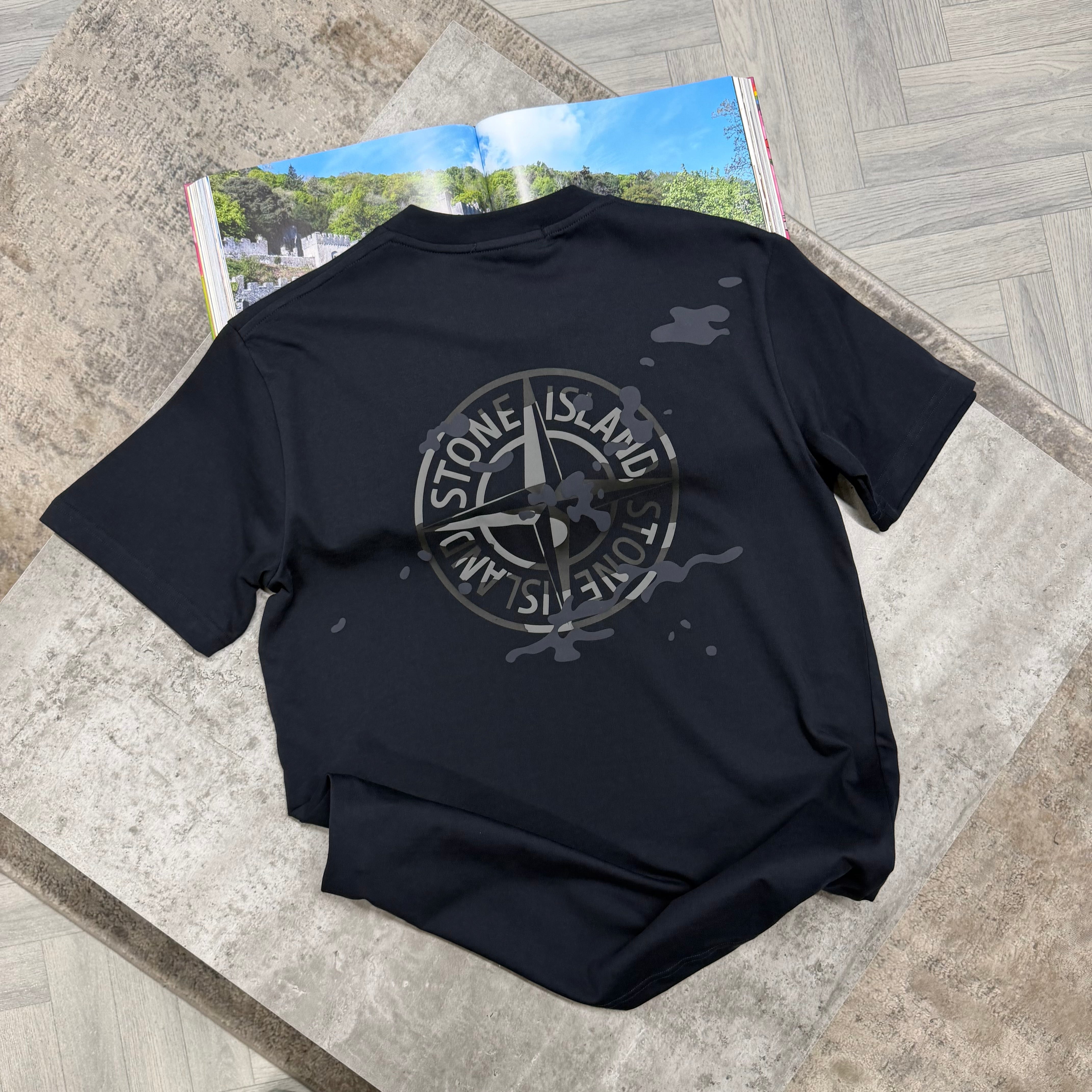 SI CENTRE COMPASS T SHIRT - NAVY