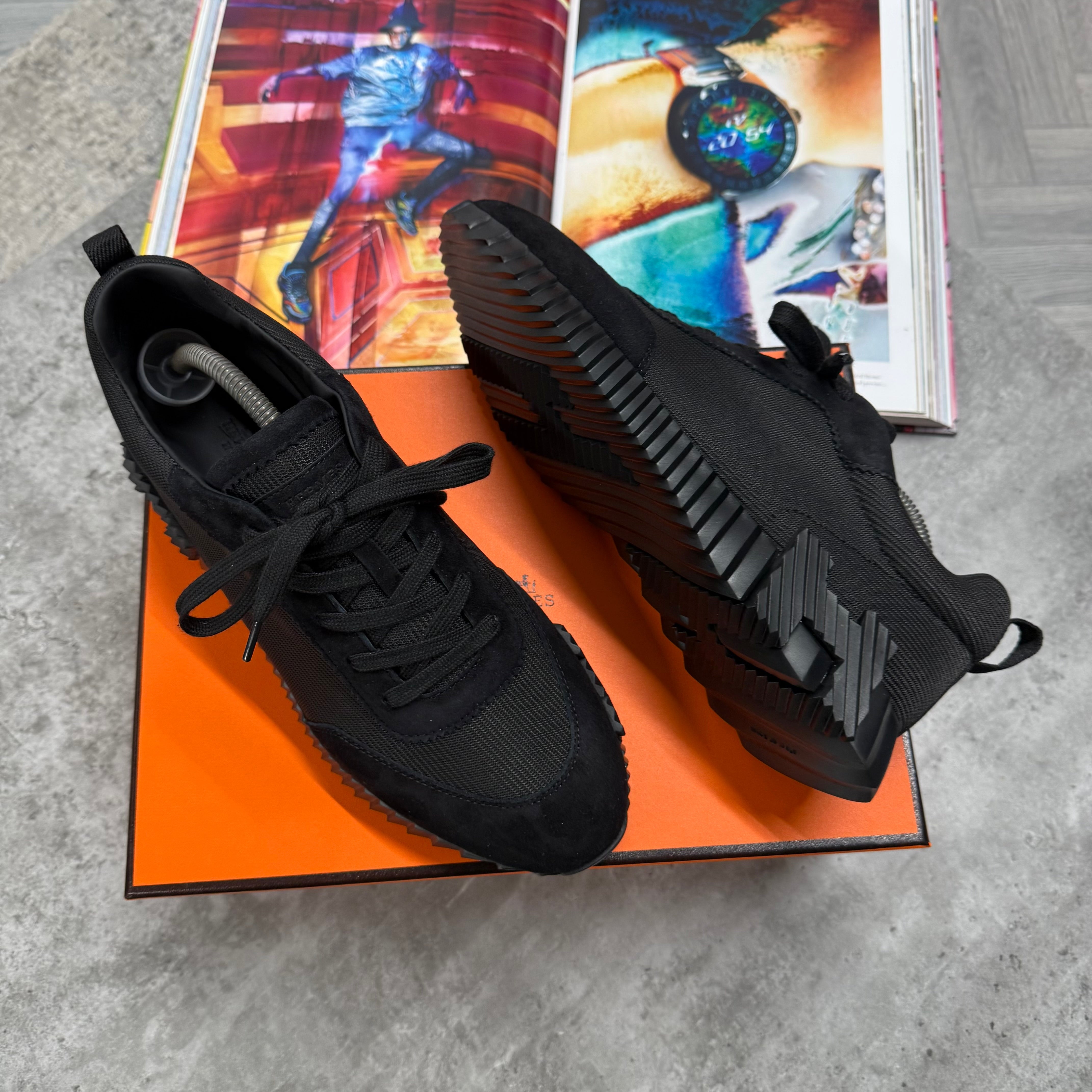 (PRE ORDER) H TRAINERS - BLACK