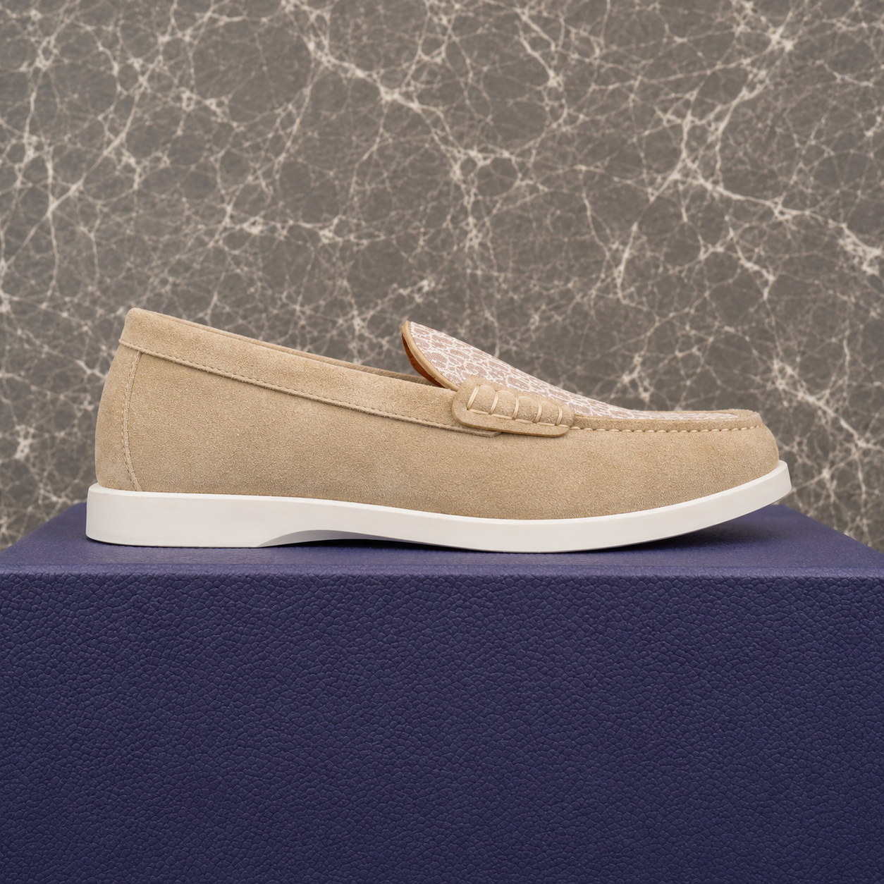 (PRE ORDER) CD OBLIQUE LOAFER - BEIGE