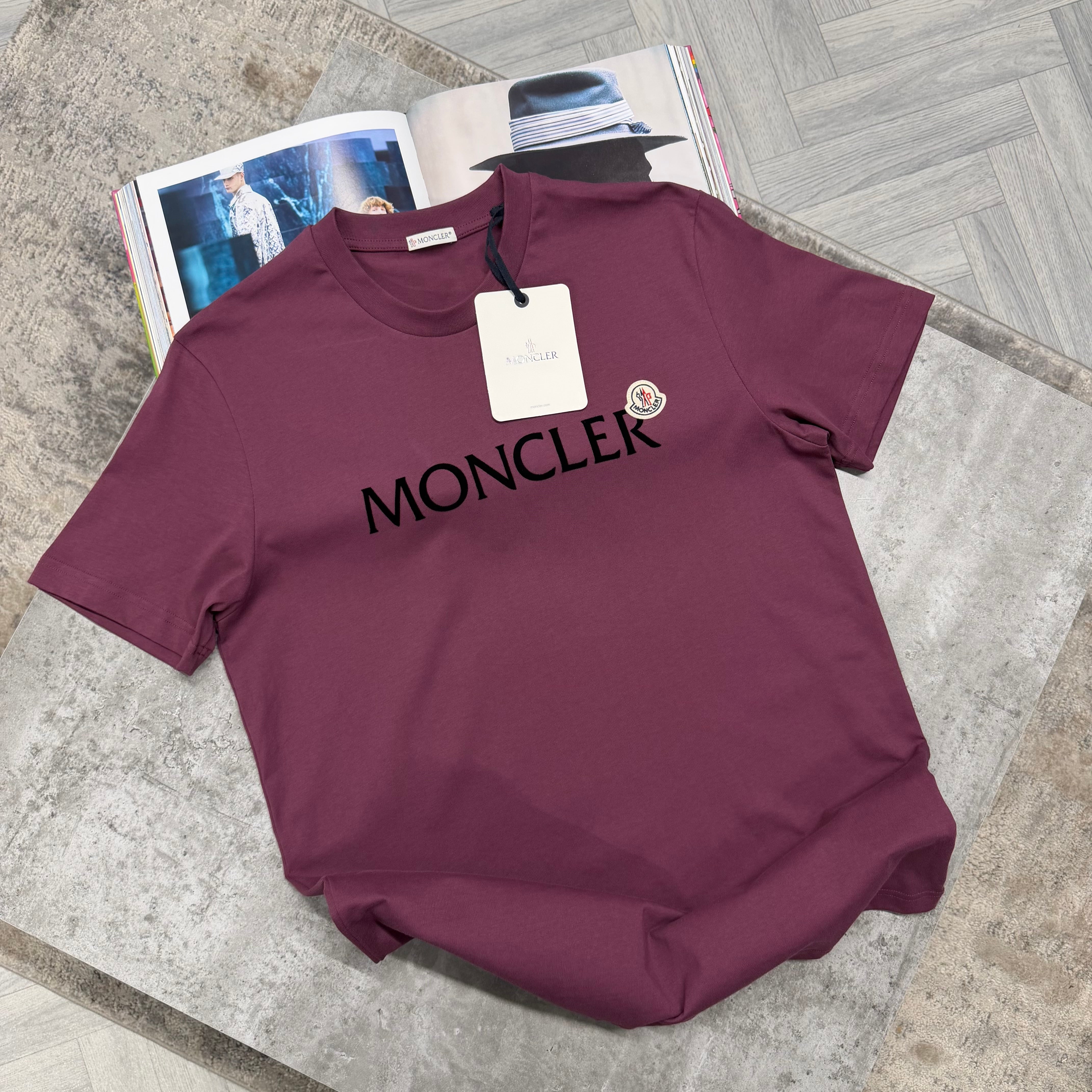 MNCLR LOGO T SHIRT - GRAPE