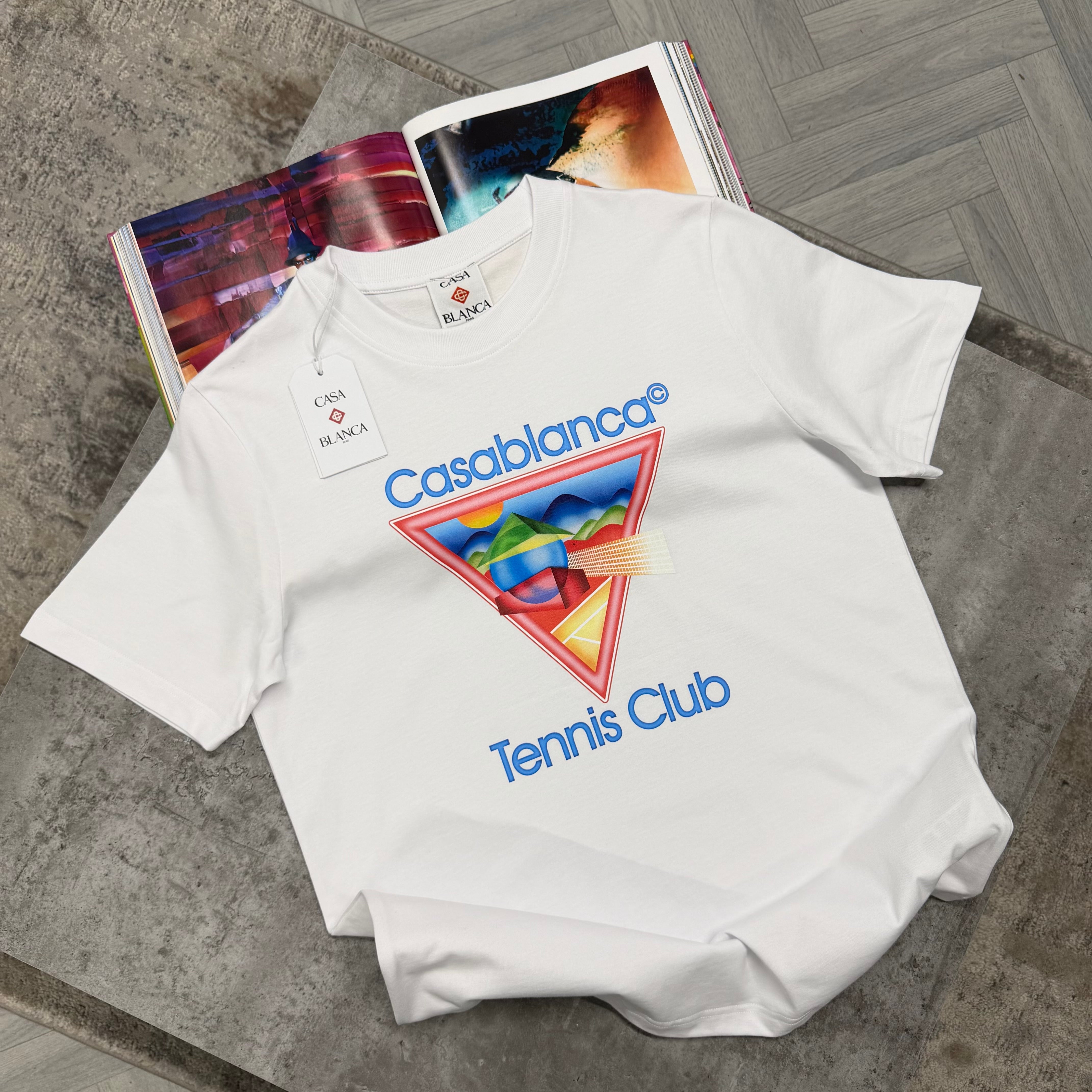 CB TENNIS CLUB T SHIRT - WHITE