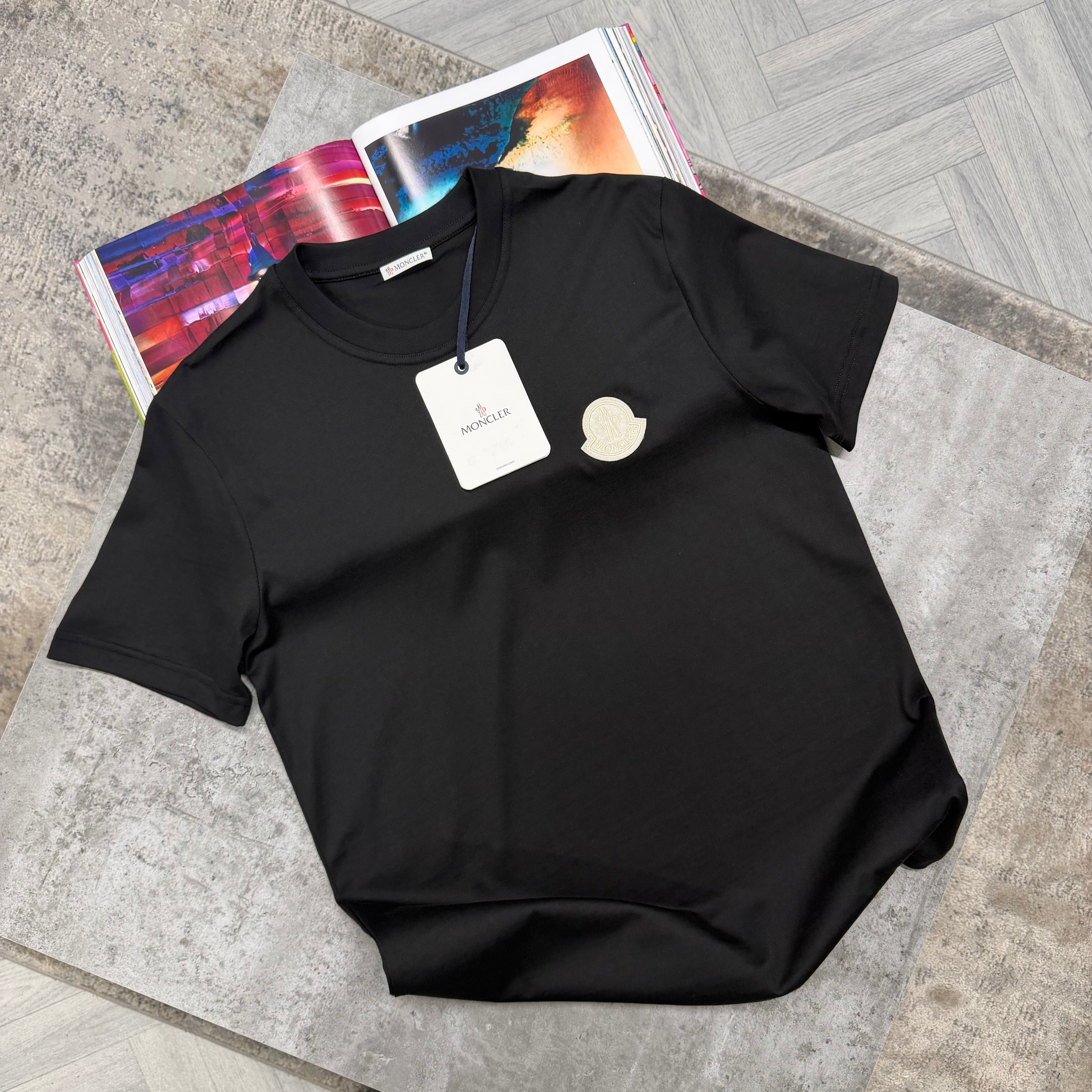 MNCLR BIG LOGO T SHIRT - BLACK